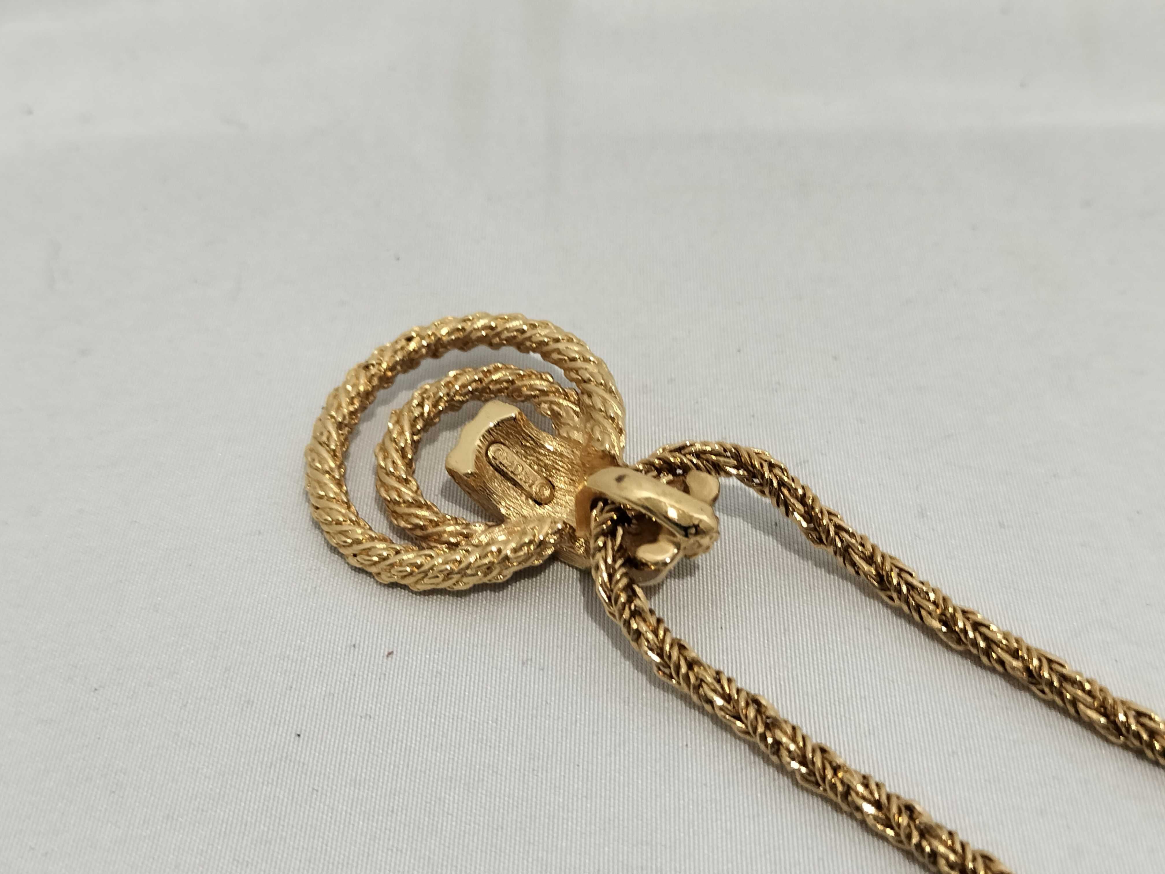【水曜終了】(10221_0690)Dior ゴールド ネックレス ネックレス