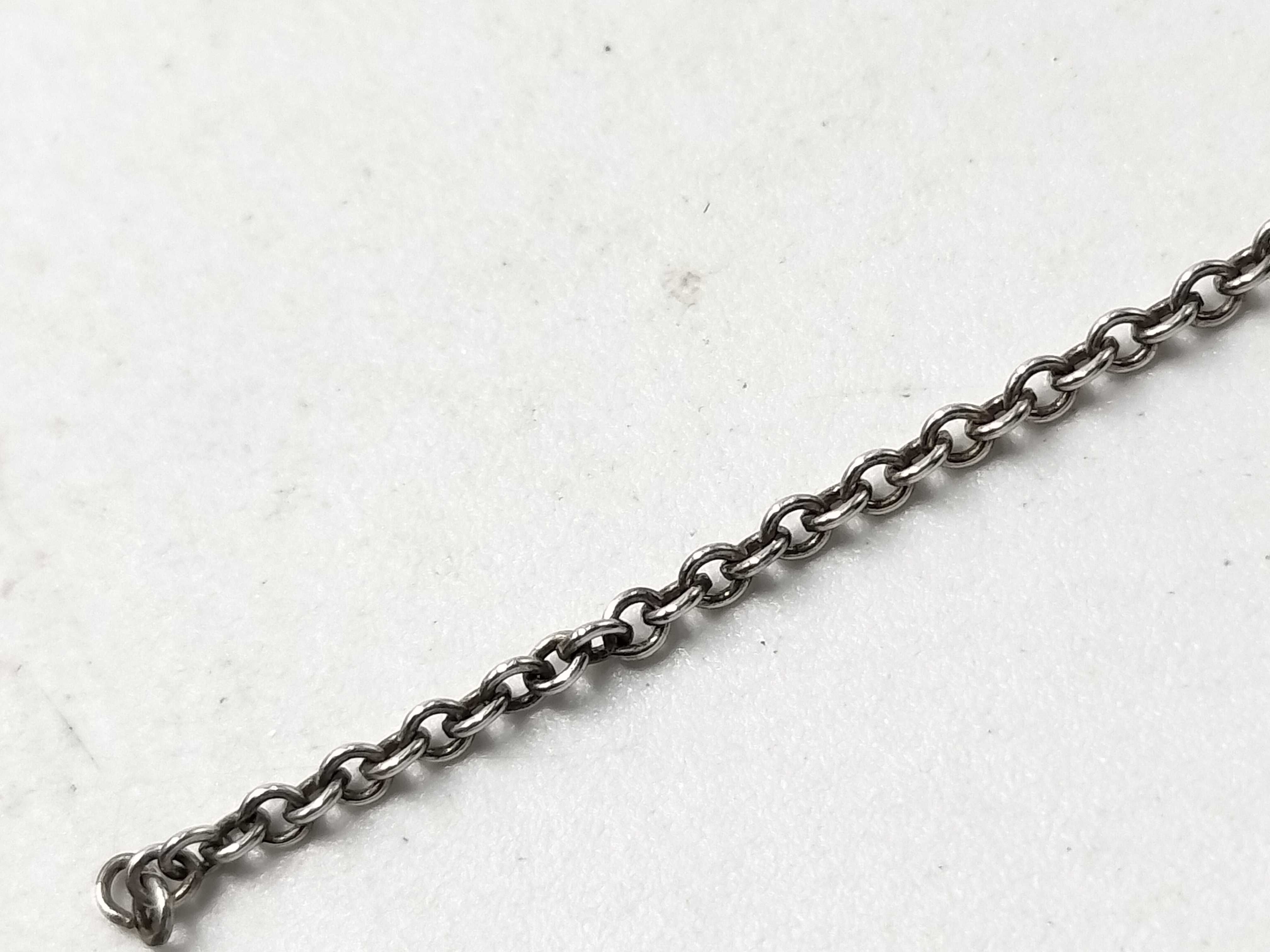 【水曜終了】(10221_0400)Tiffany&Co. Ag925 ティファニーNCチェーン千切れ1.5g ネックレス