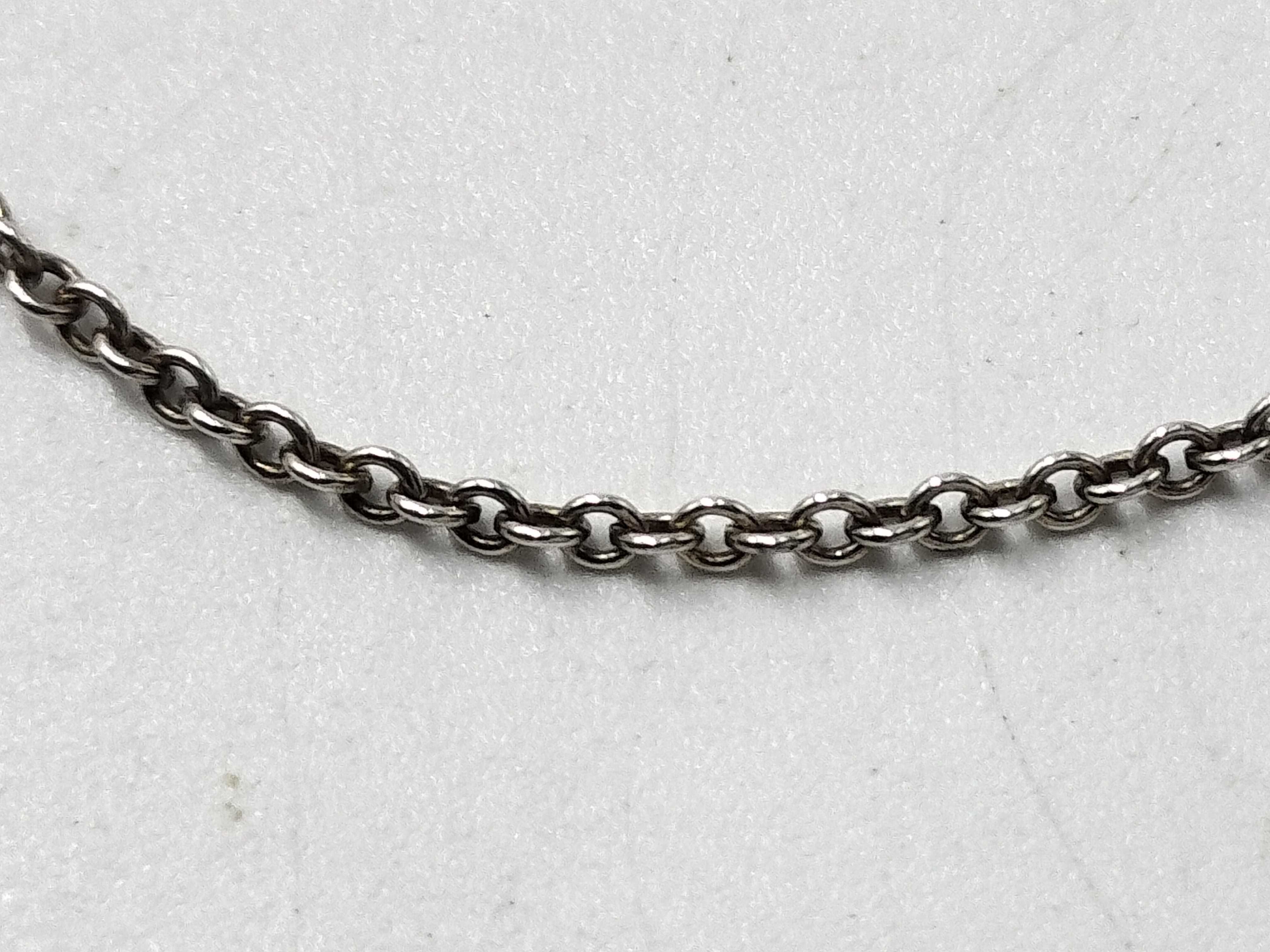 【水曜終了】(10221_0400)Tiffany&Co. Ag925 ティファニーNCチェーン千切れ1.5g ネックレス