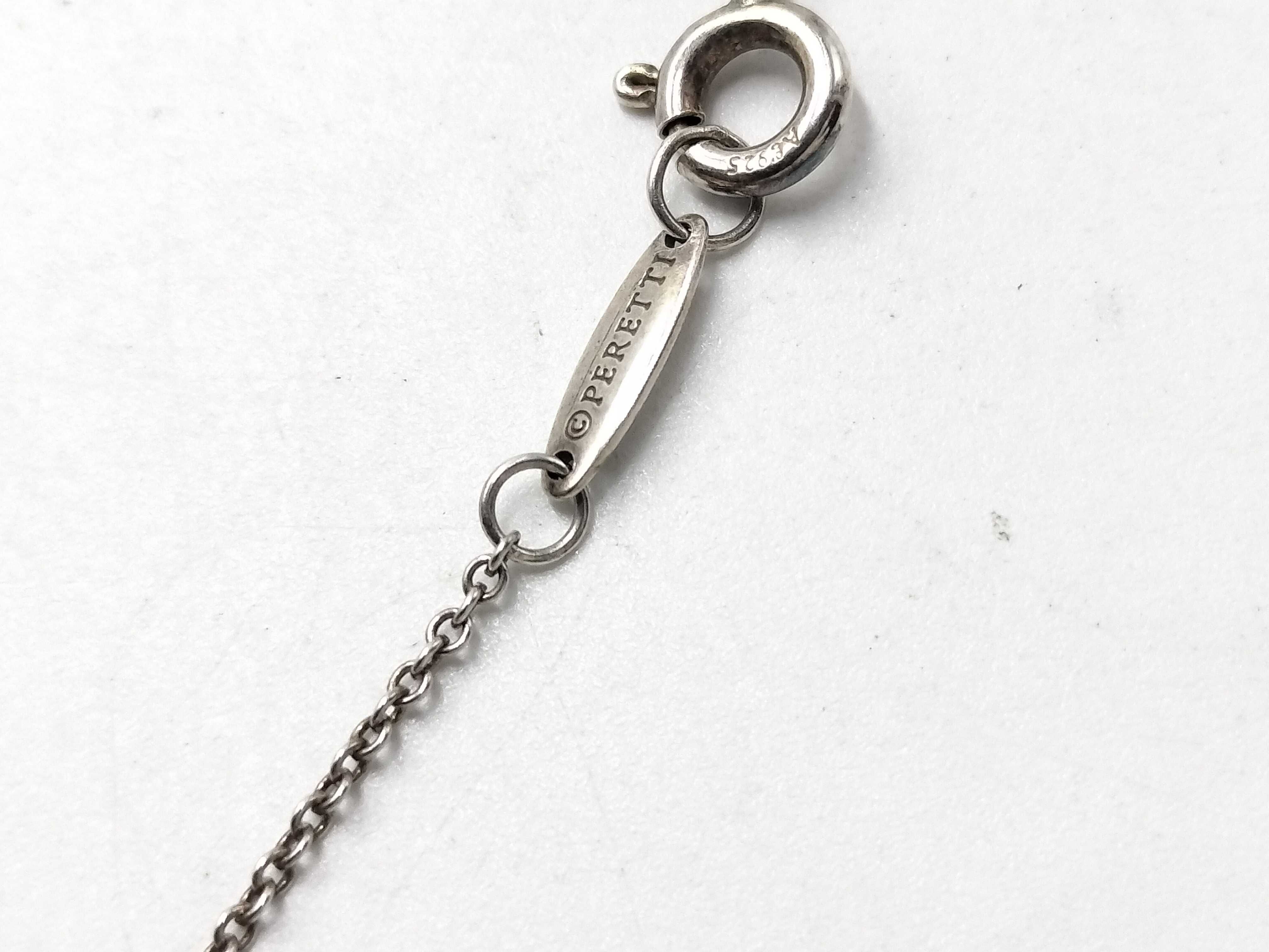【水曜終了】(10221_0400)Tiffany&Co. Ag925 ティファニーNCチェーン千切れ1.5g ネックレス