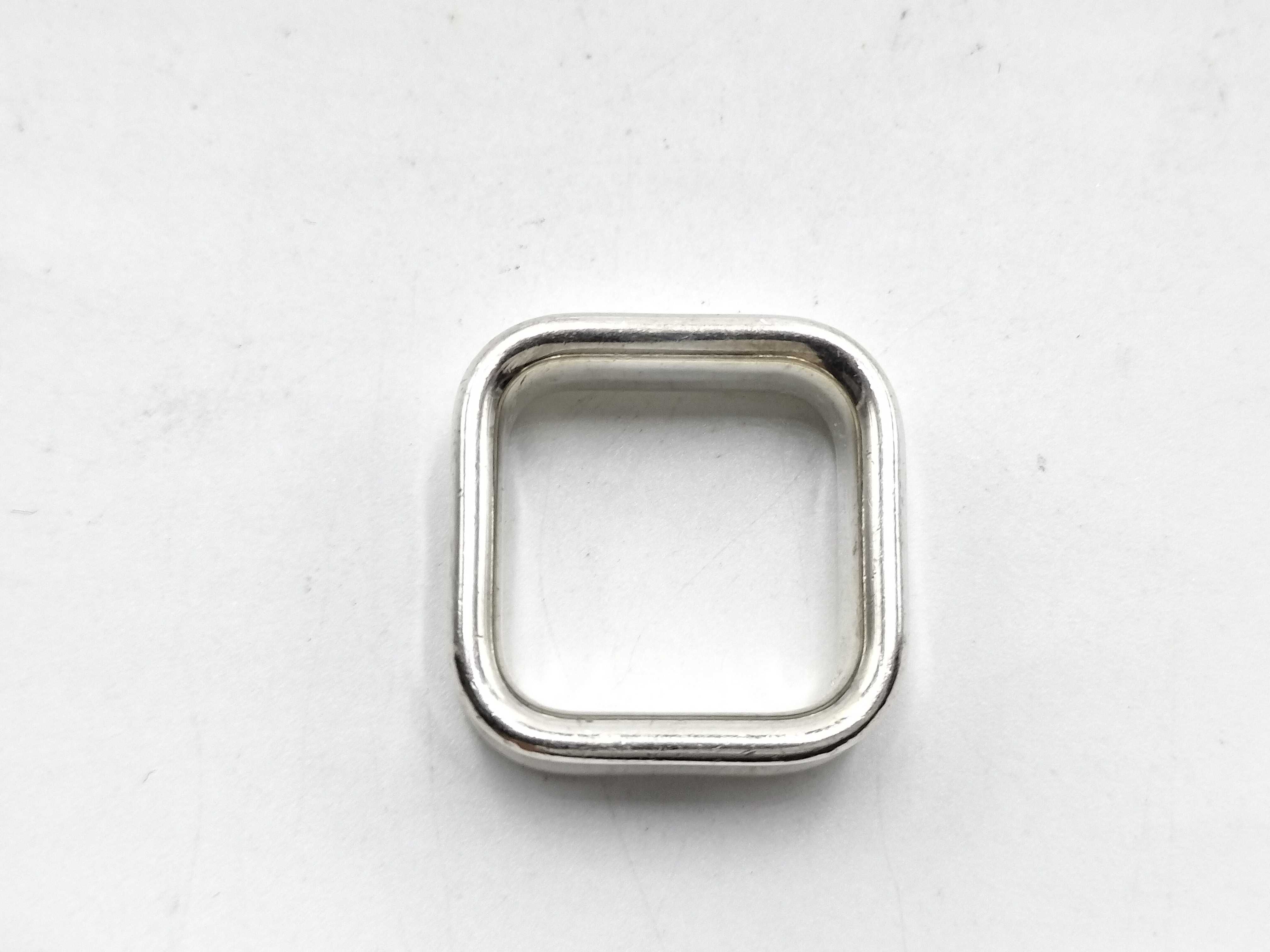 【水曜終了】(10221_0401)Tiffany&Co. 1837 スクエア リング リング