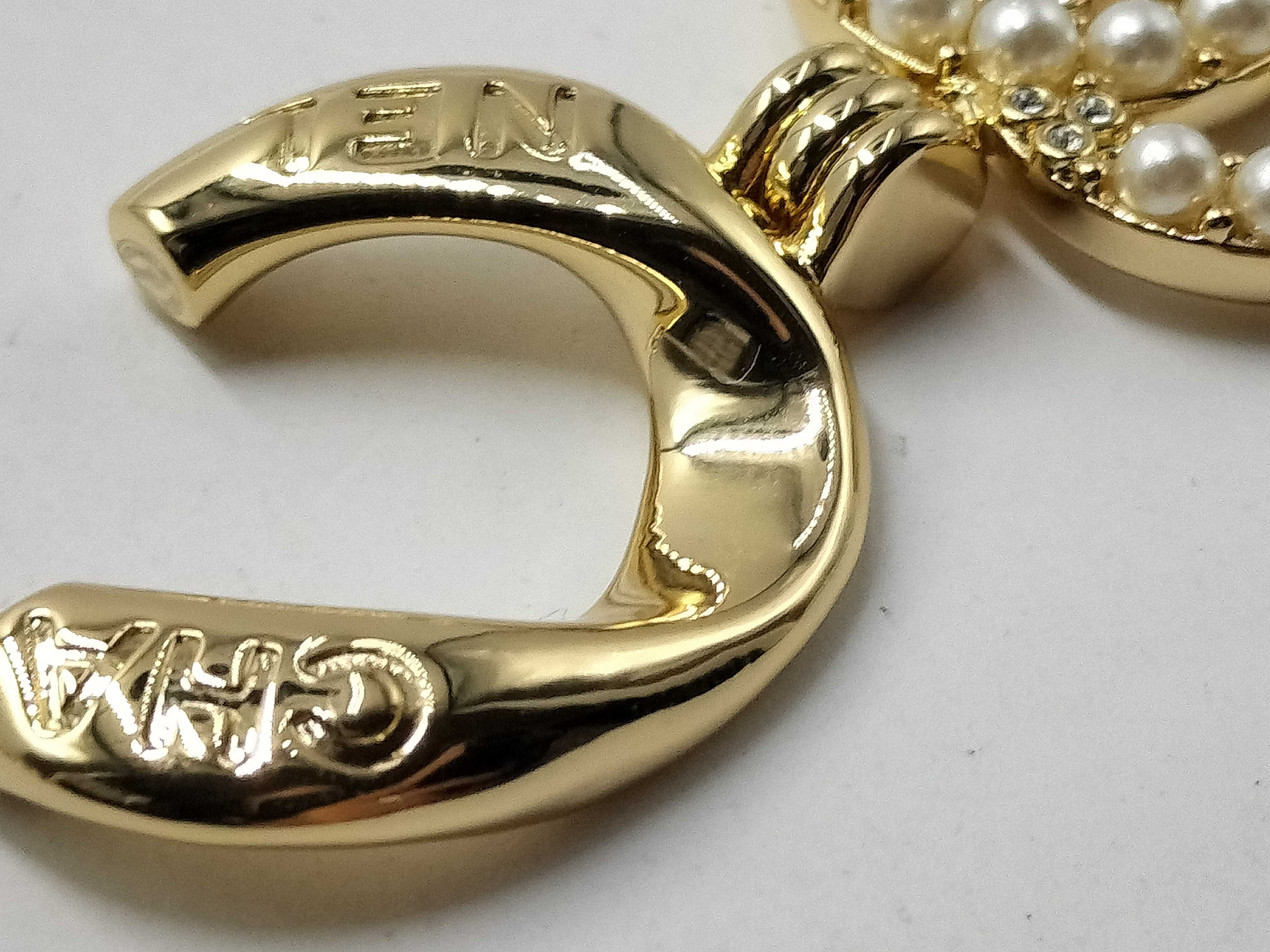 【水曜終了】(10217_0108)CHANEL B24 A パール スイング ココ ピアス ピアス
