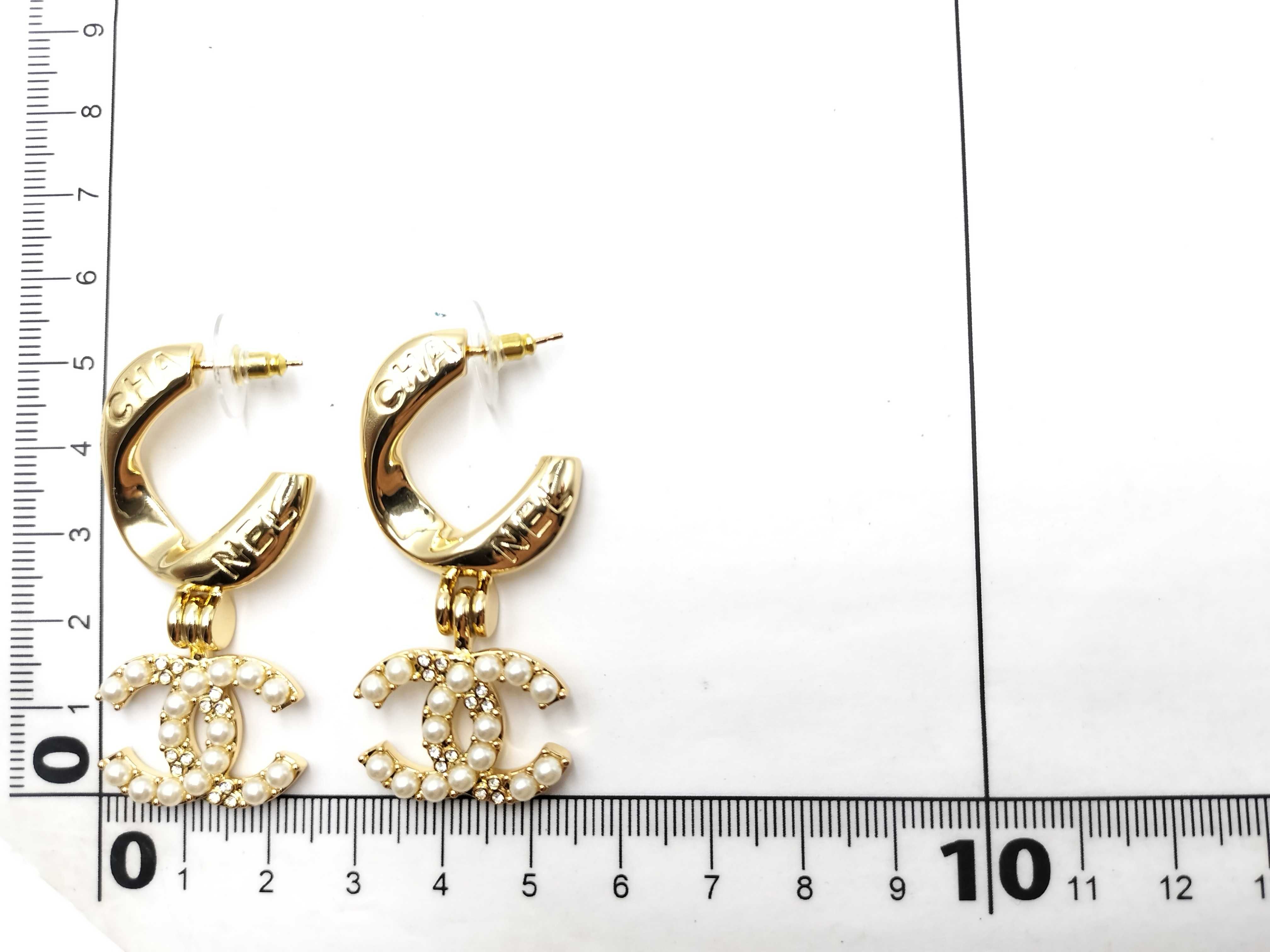 【水曜終了】(10217_0108)CHANEL B24 A パール スイング ココ ピアス ピアス