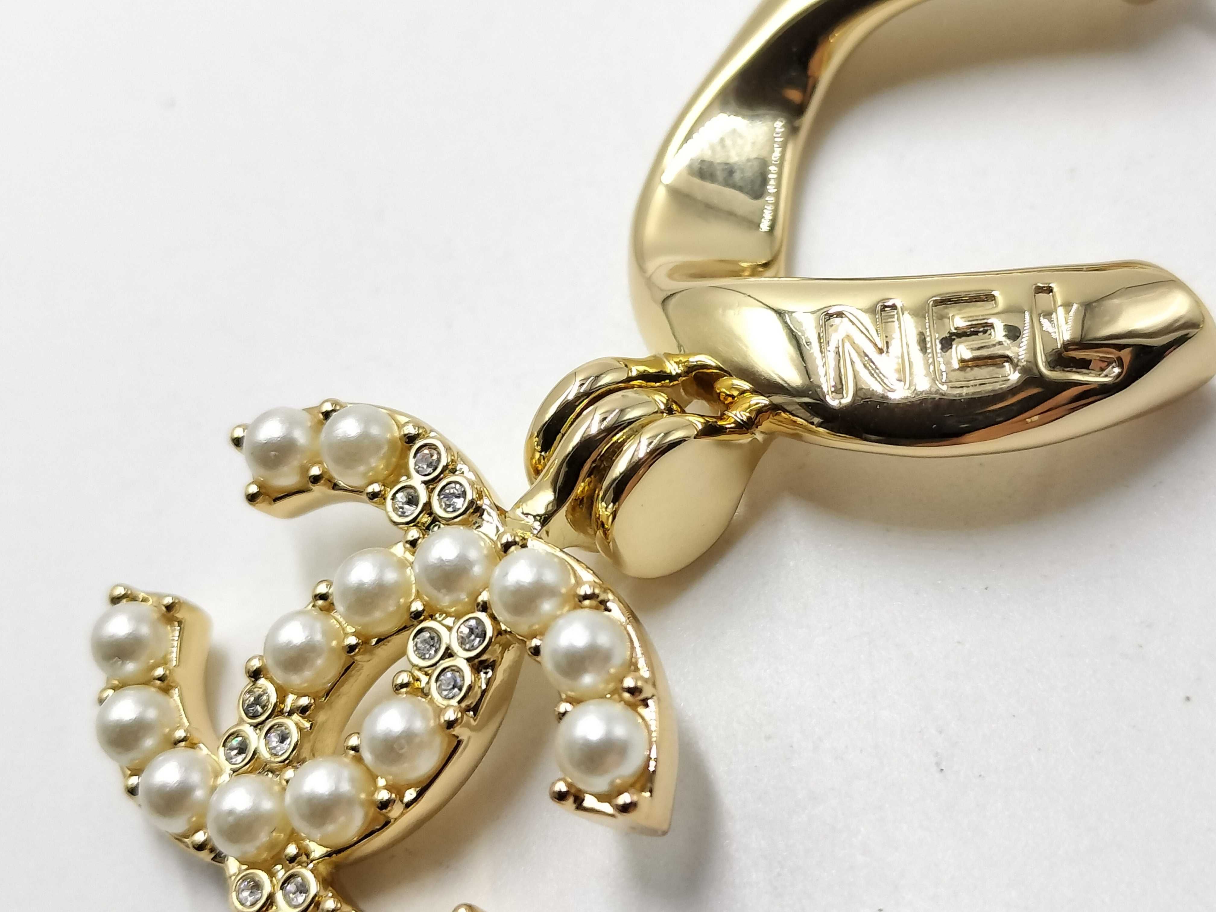 【水曜終了】(10217_0108)CHANEL B24 A パール スイング ココ ピアス ピアス