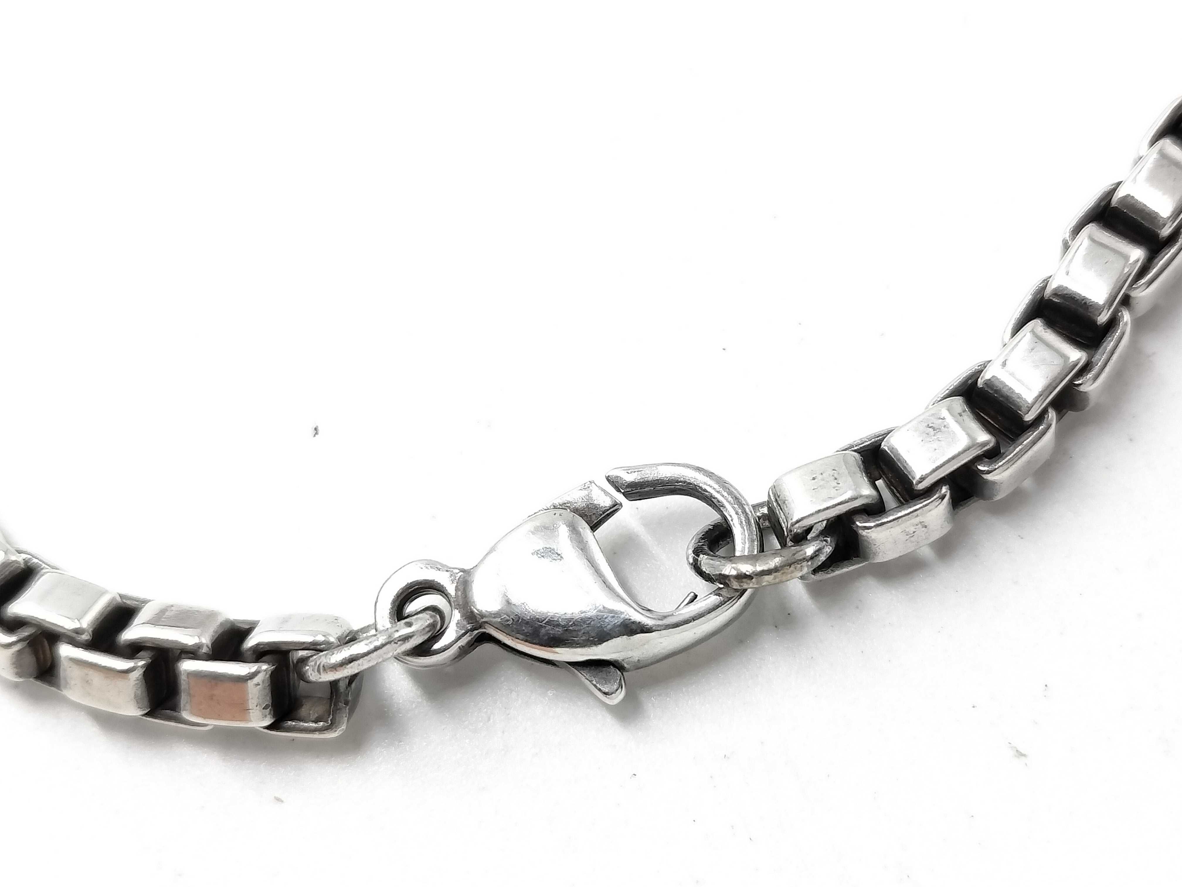 【水曜終了】(10221_0315)Tiffany&Co. ネチアン リンクID ブレスレット SV925 ブレスレット・バングル