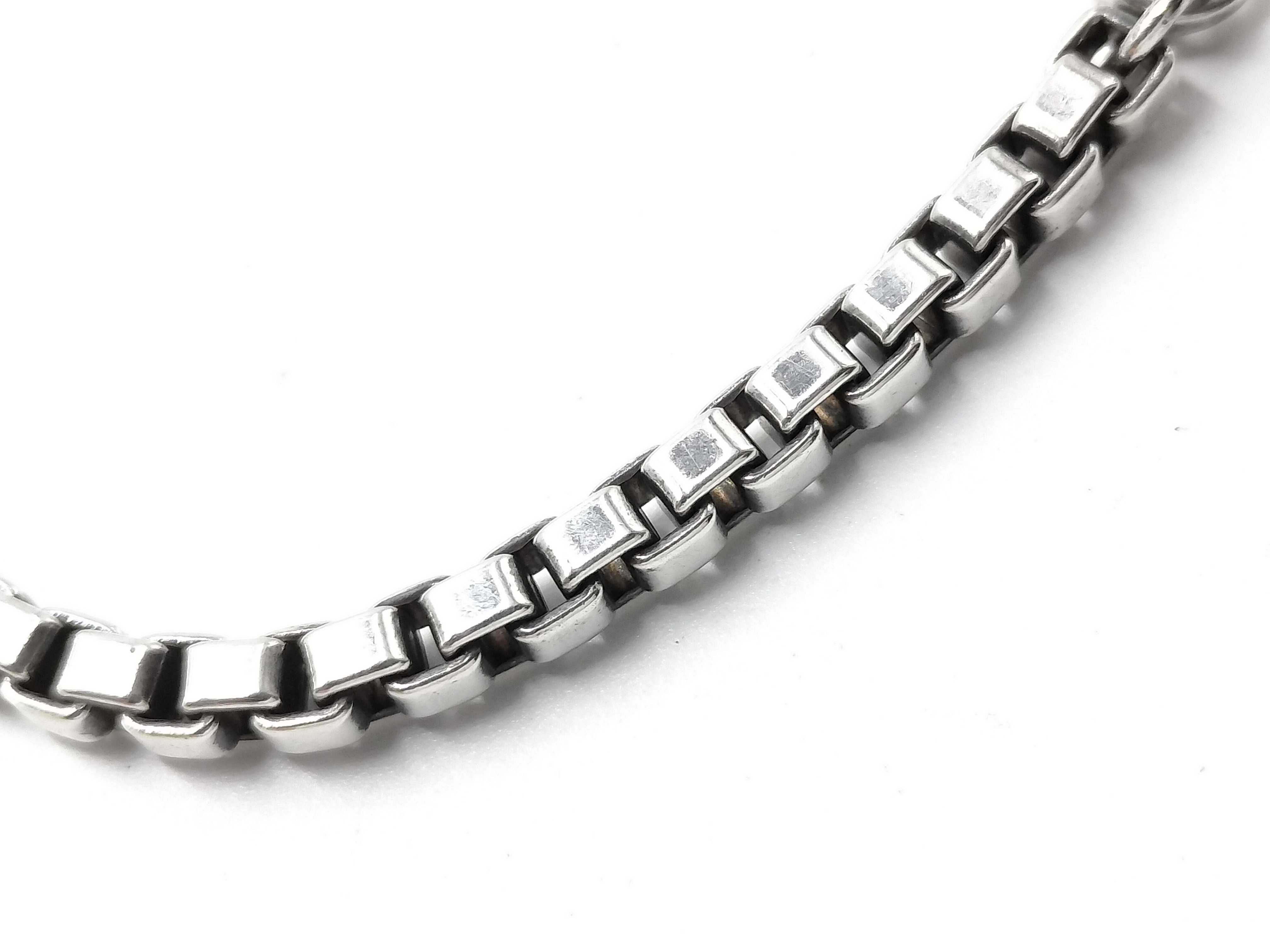 【水曜終了】(10221_0315)Tiffany&Co. ネチアン リンクID ブレスレット SV925 ブレスレット・バングル