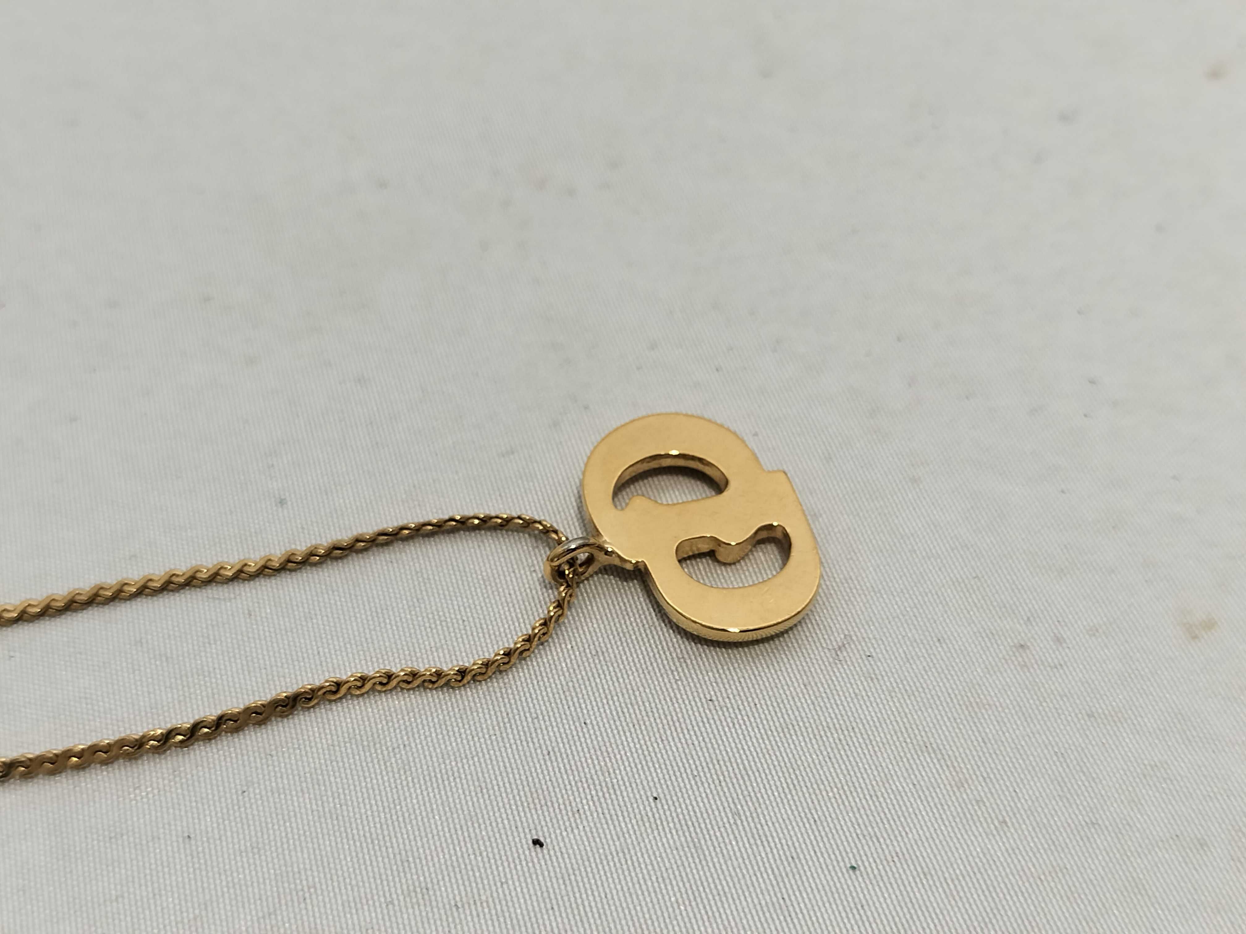 【水曜終了】(10221_0692)Dior CDロゴ ネックレス ゴールド ネックレス