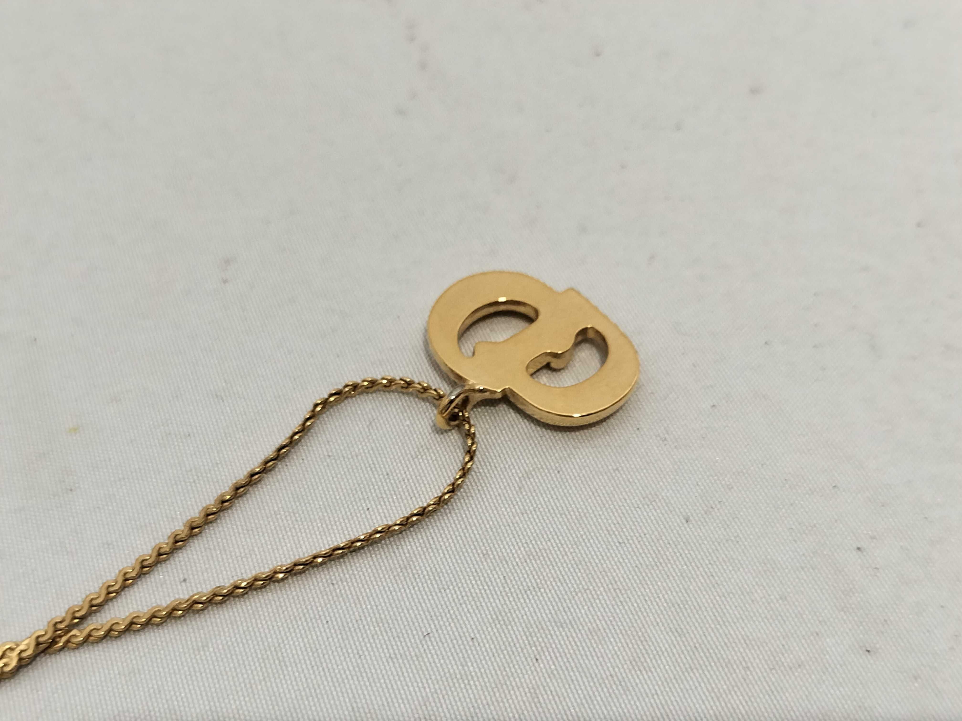 【水曜終了】(10221_0692)Dior CDロゴ ネックレス ゴールド ネックレス