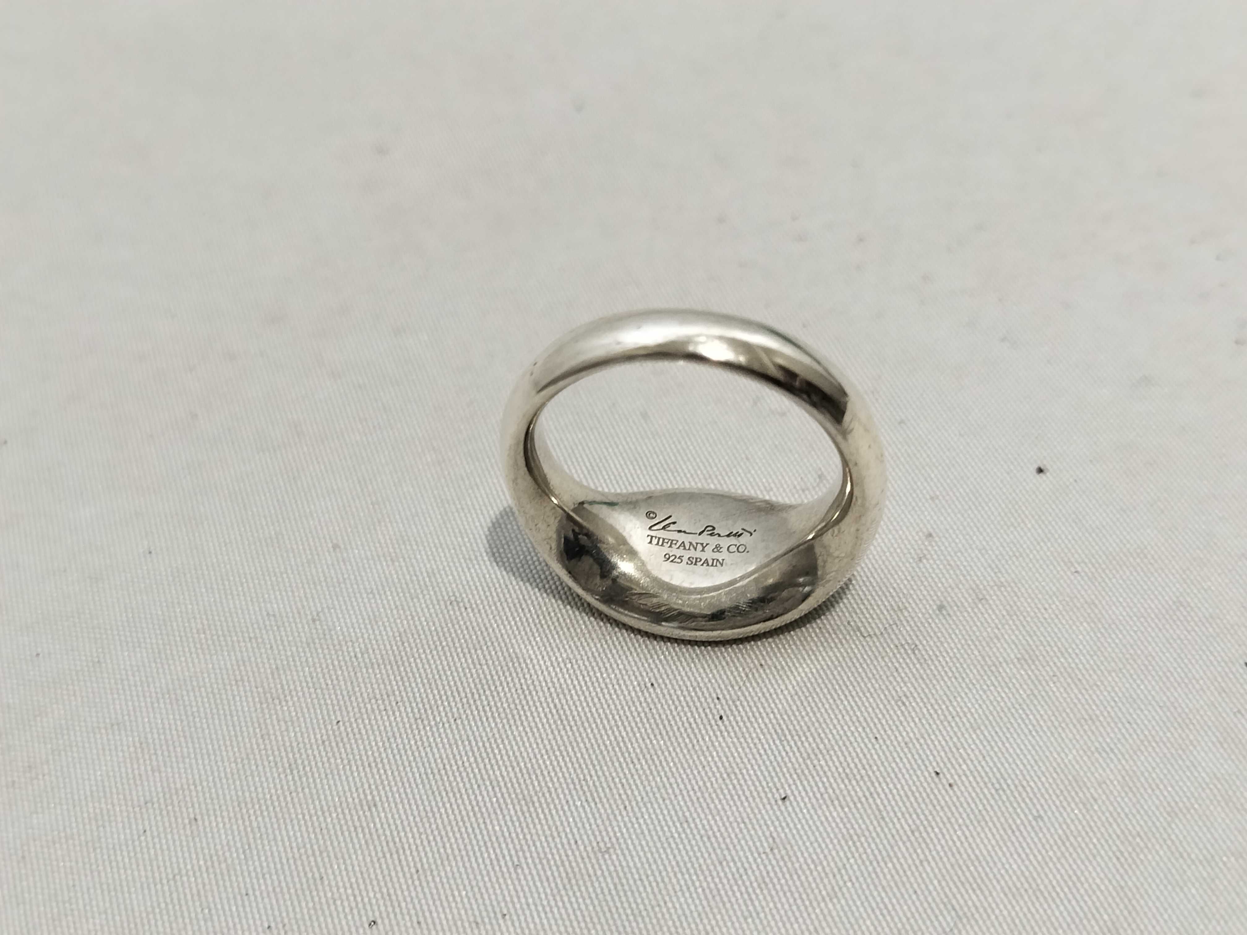 【水曜終了】(10221_0403)Tiffany&Co. エルサペレッティ 印台 シグネット リング 925 6.6g リング