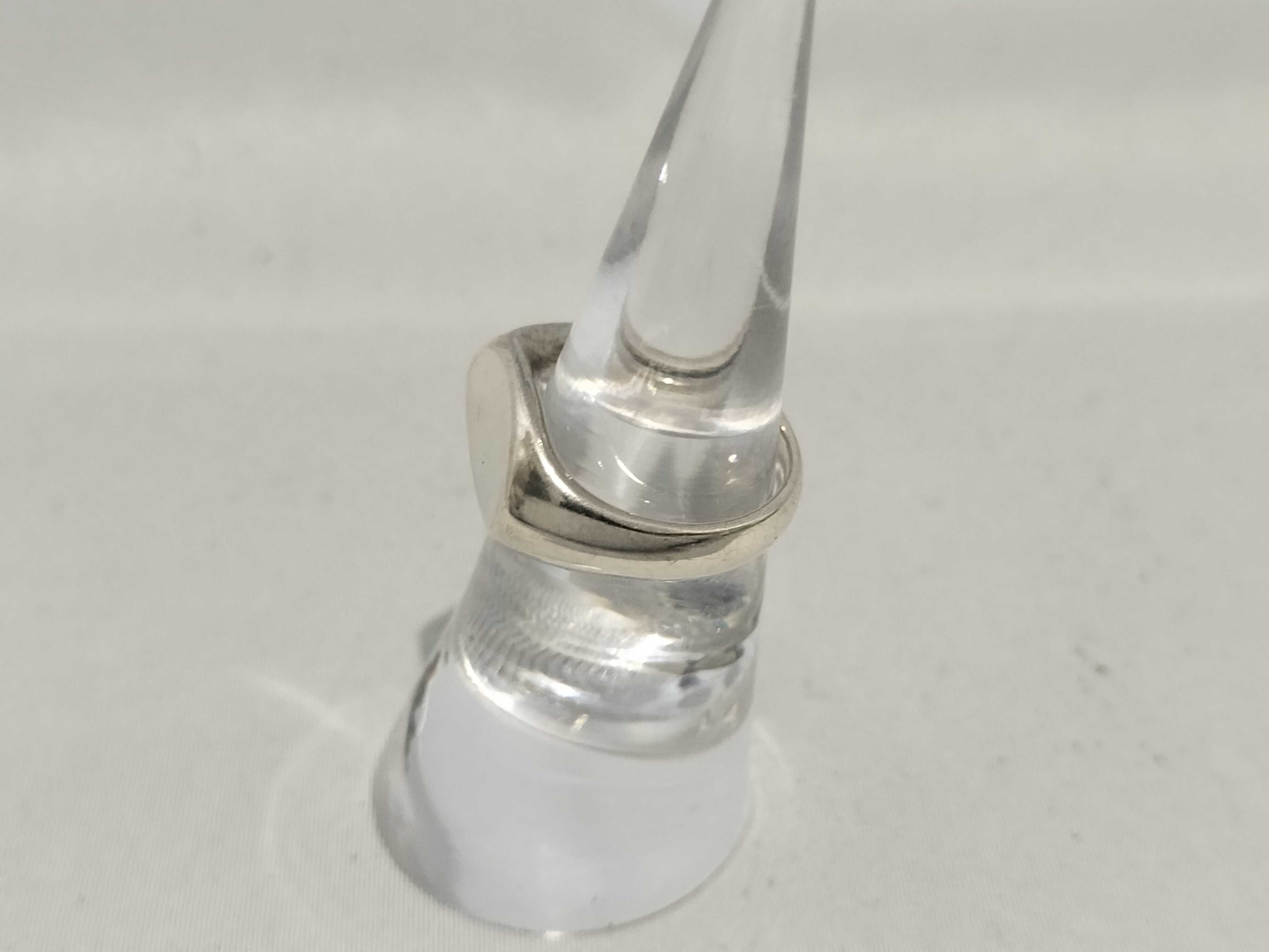 【水曜終了】(10221_0403)Tiffany&Co. エルサペレッティ 印台 シグネット リング 925 6.6g リング