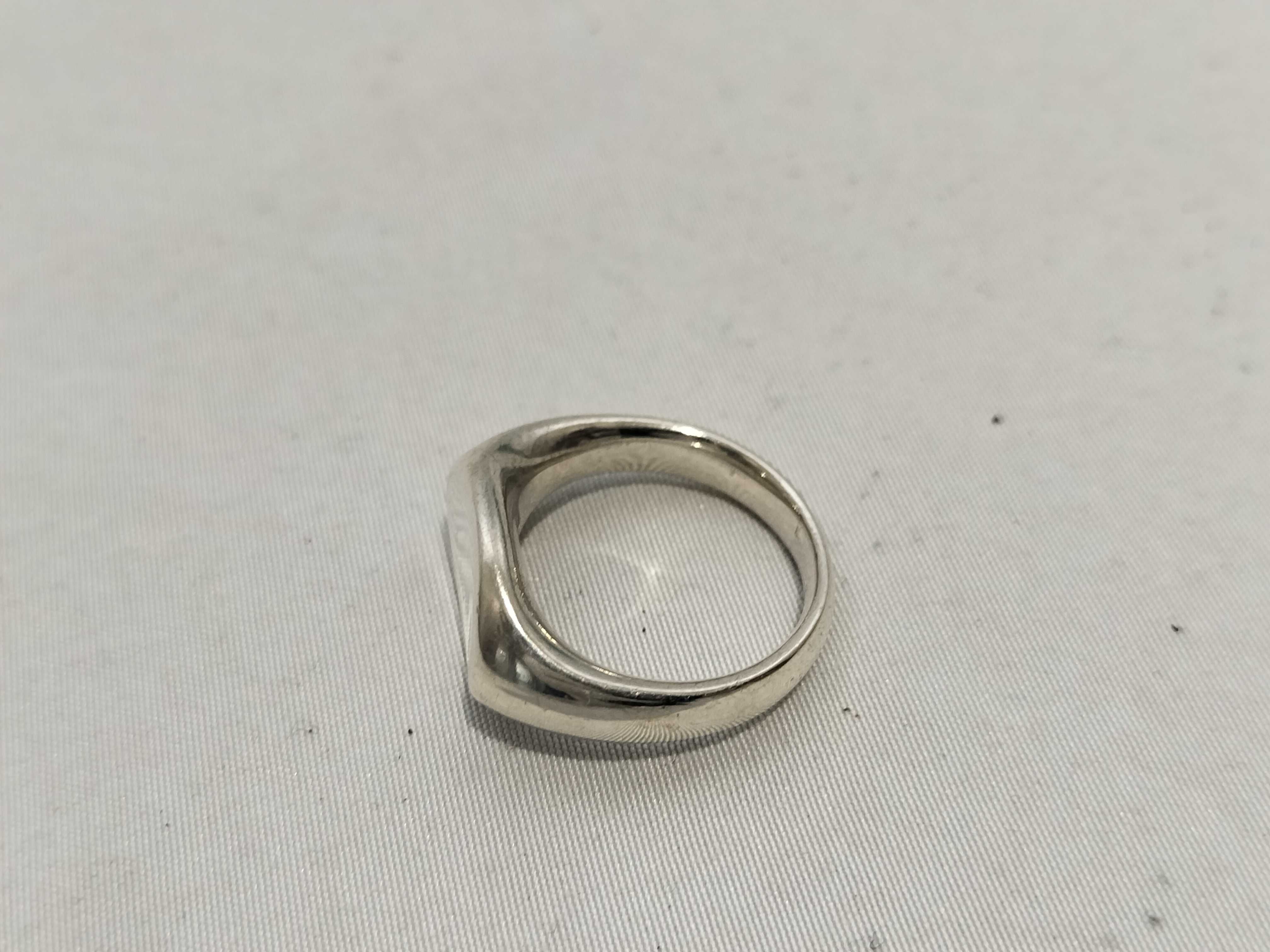 【水曜終了】(10221_0403)Tiffany&Co. エルサペレッティ 印台 シグネット リング 925 6.6g リング