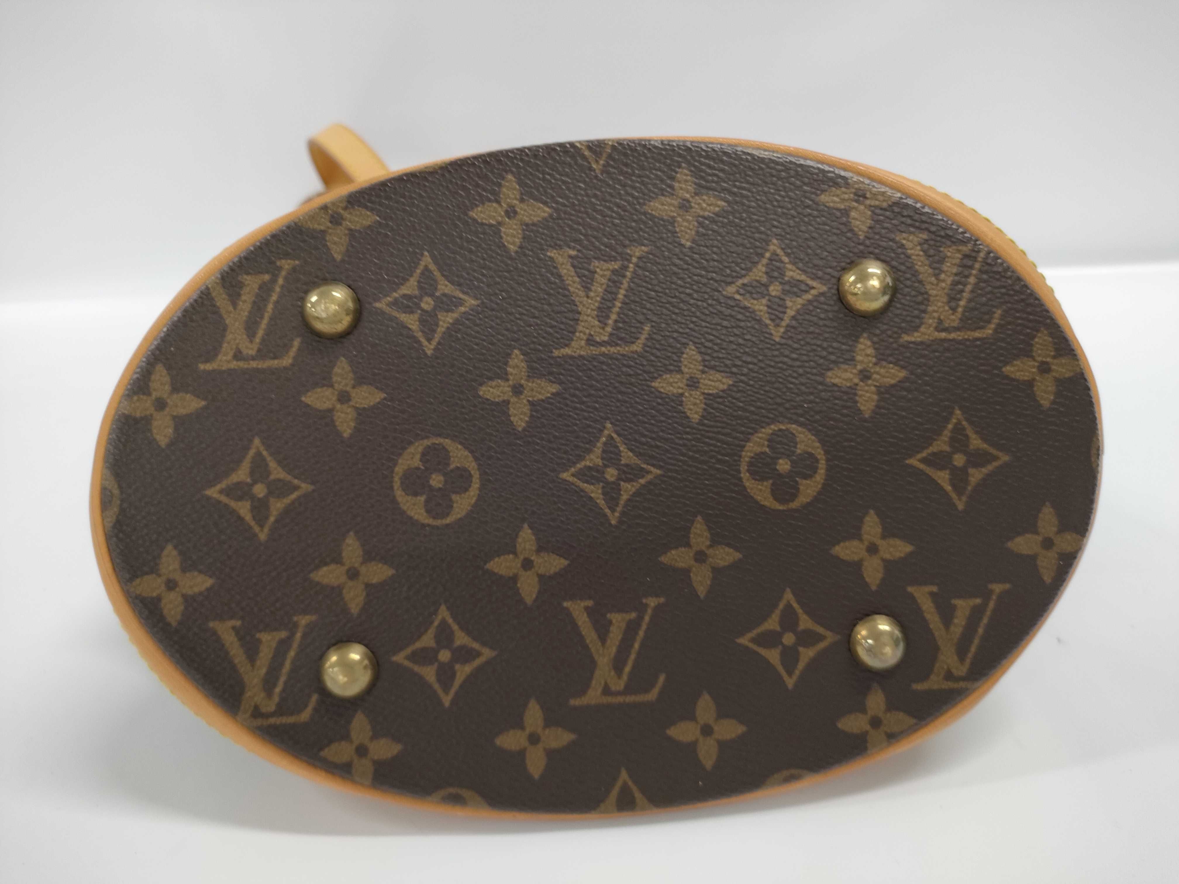 【水曜終了】(10218_0107)LOUIS VUITTON モノグラム バケットPM ポーチ無し トートバッグ