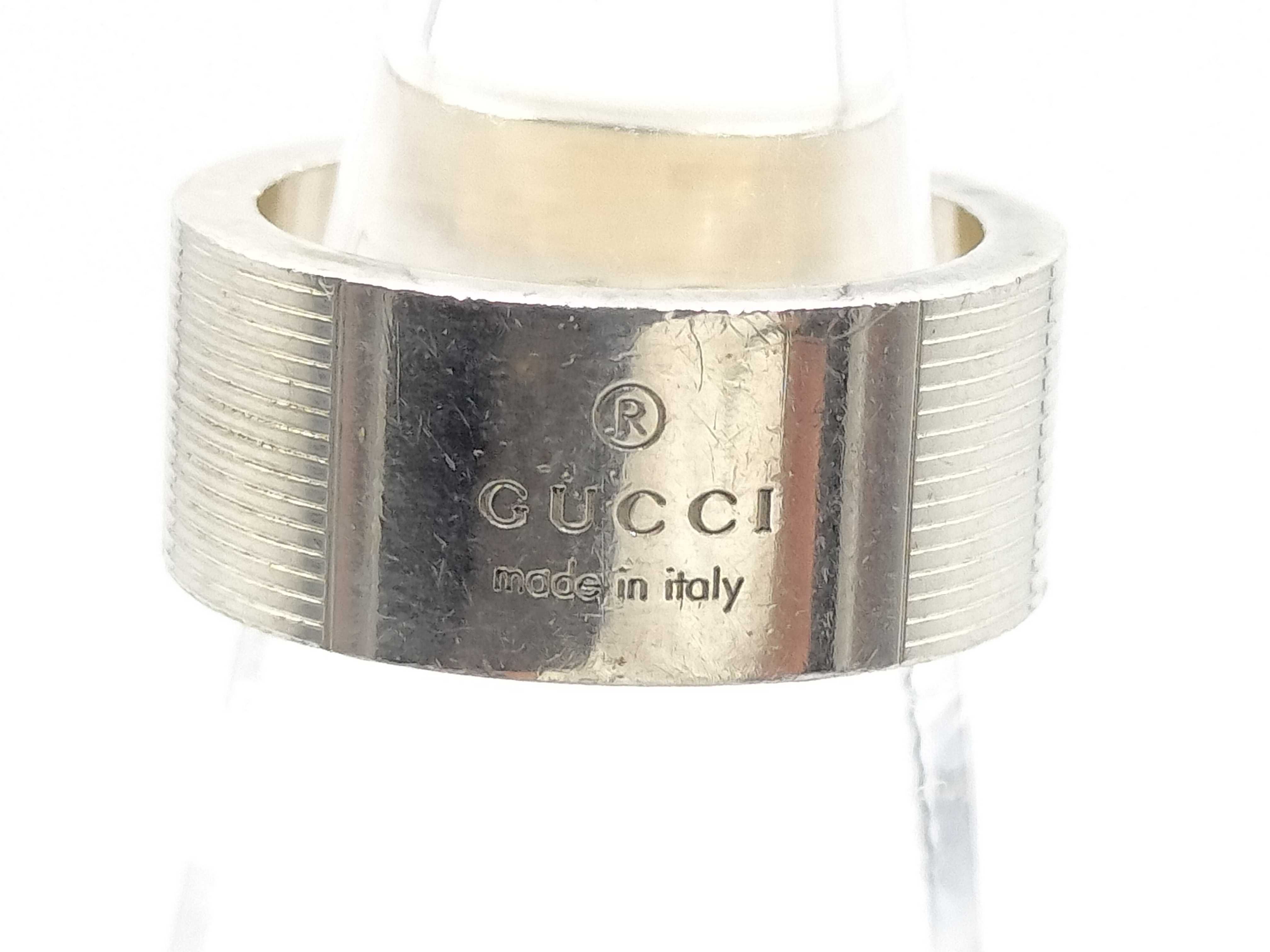 【水曜終了】(10223_0136)GUCCI 925リング/10号 リング