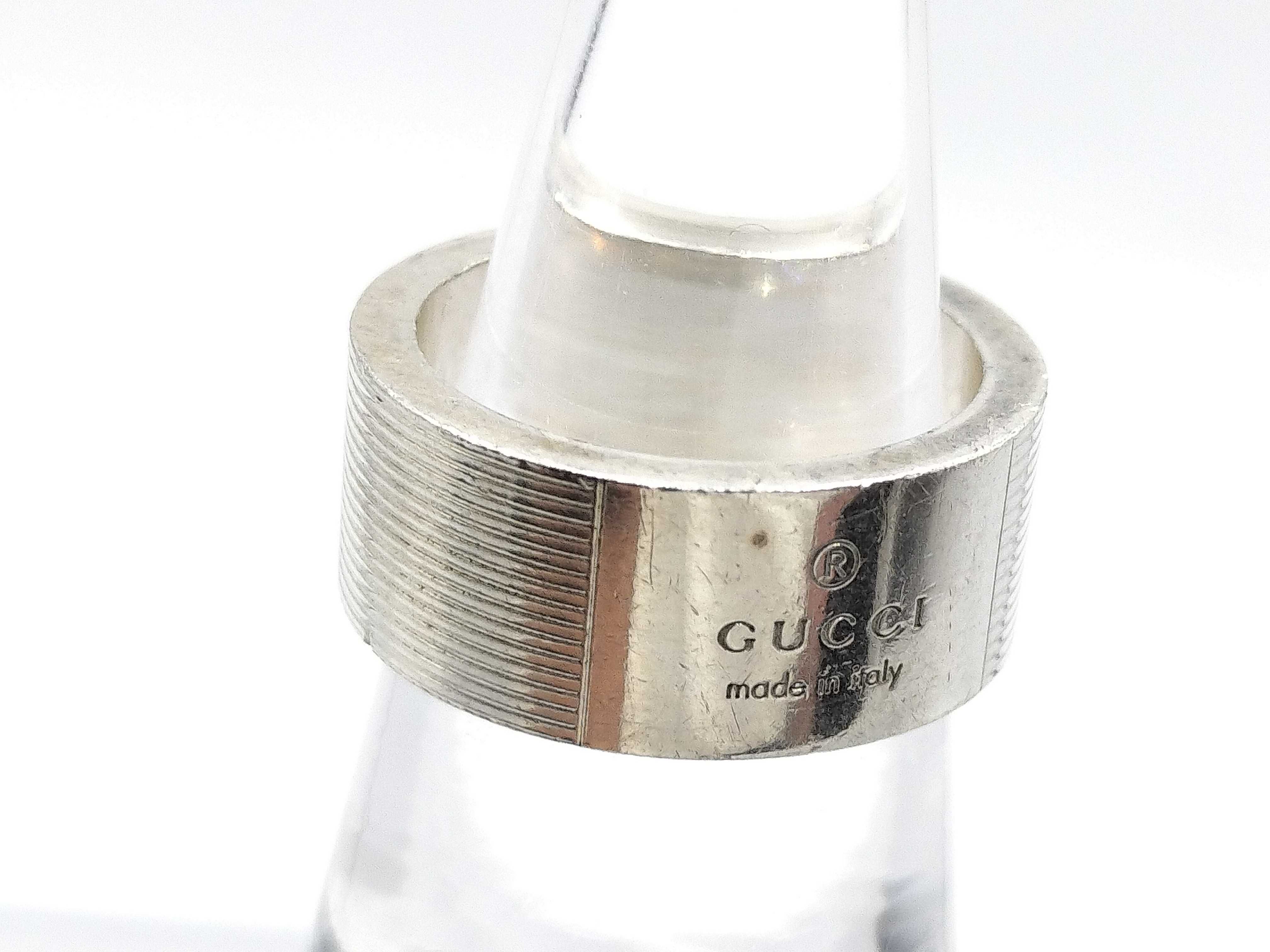 【水曜終了】(10223_0136)GUCCI 925リング/10号 リング