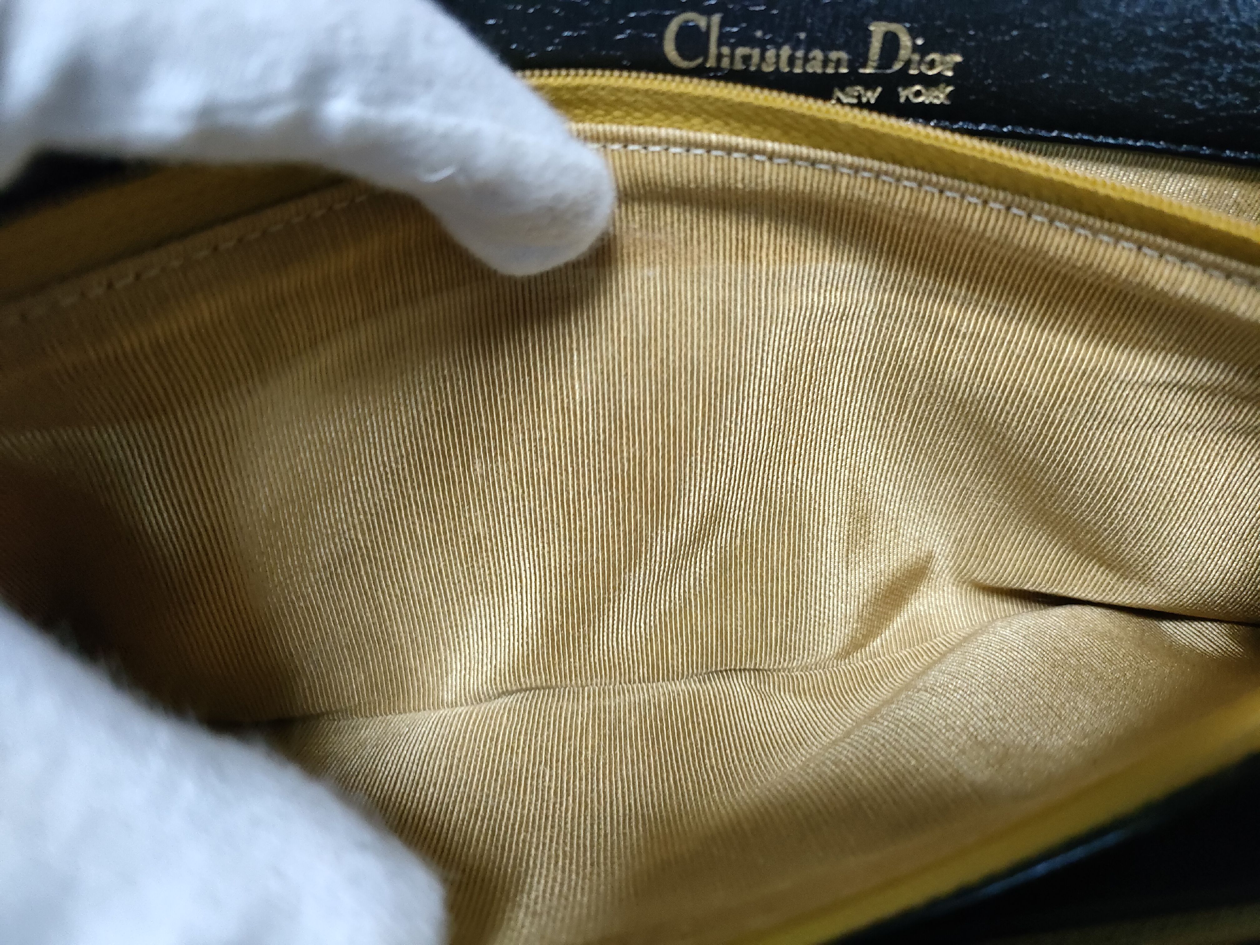 【水曜終了】(10220_0476)Dior レザー ショルダー ヴィンテージ ポーチ付き ショルダーバッグ