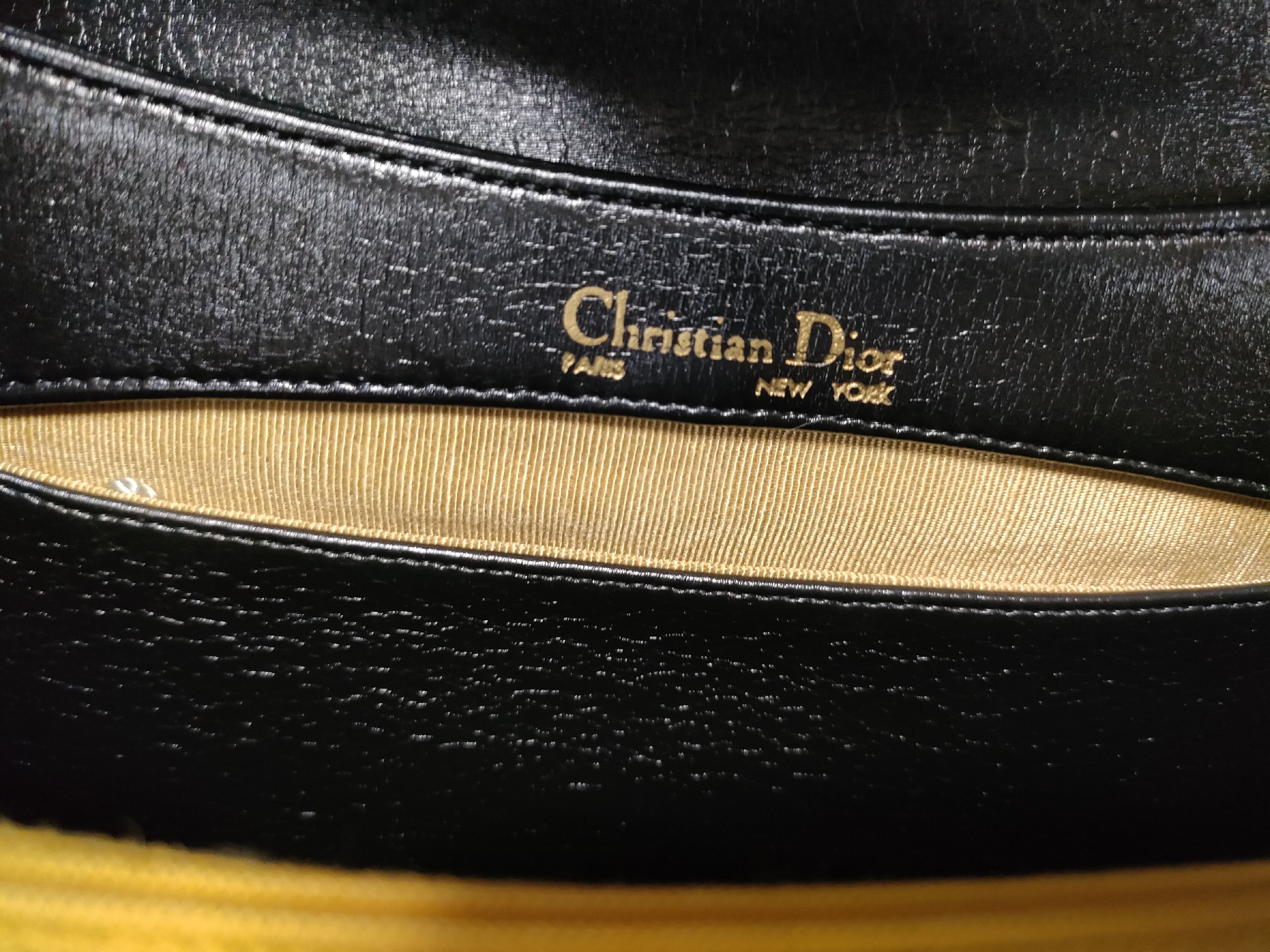 【水曜終了】(10220_0476)Dior レザー ショルダー ヴィンテージ ポーチ付き ショルダーバッグ