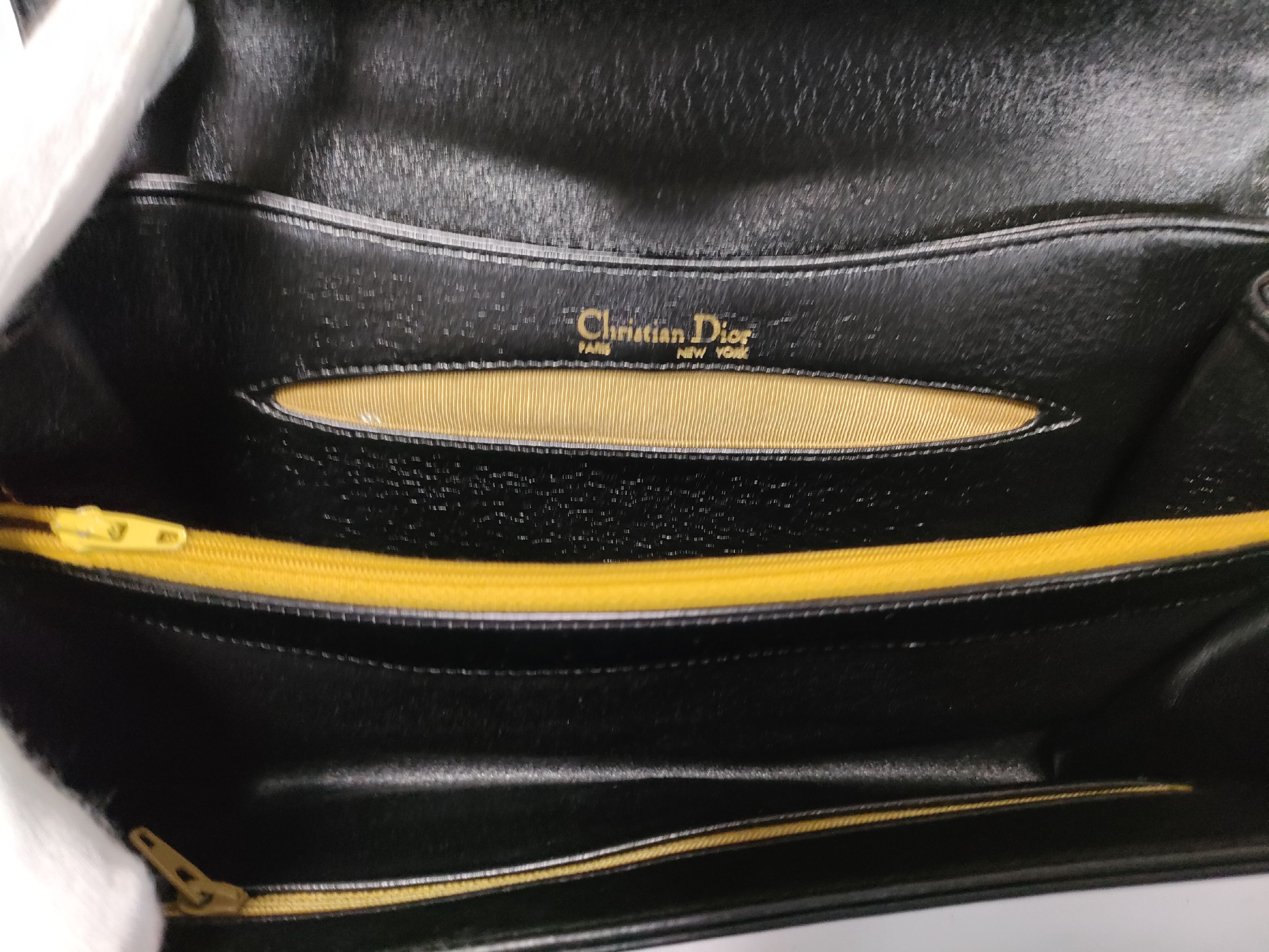 【水曜終了】(10220_0476)Dior レザー ショルダー ヴィンテージ ポーチ付き ショルダーバッグ