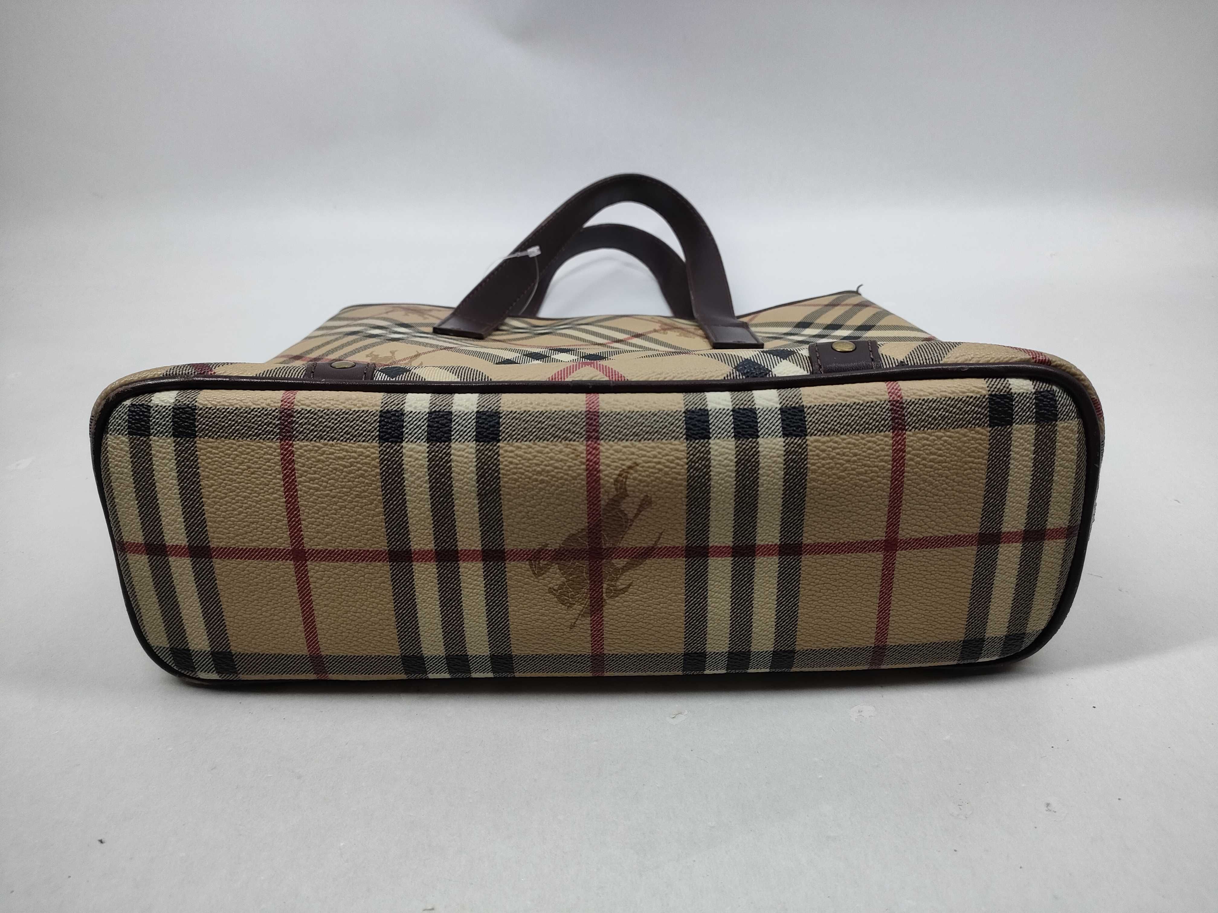 【水曜終了】(10220_0214)BURBERRY チェック柄 トートバッグ トートバッグ