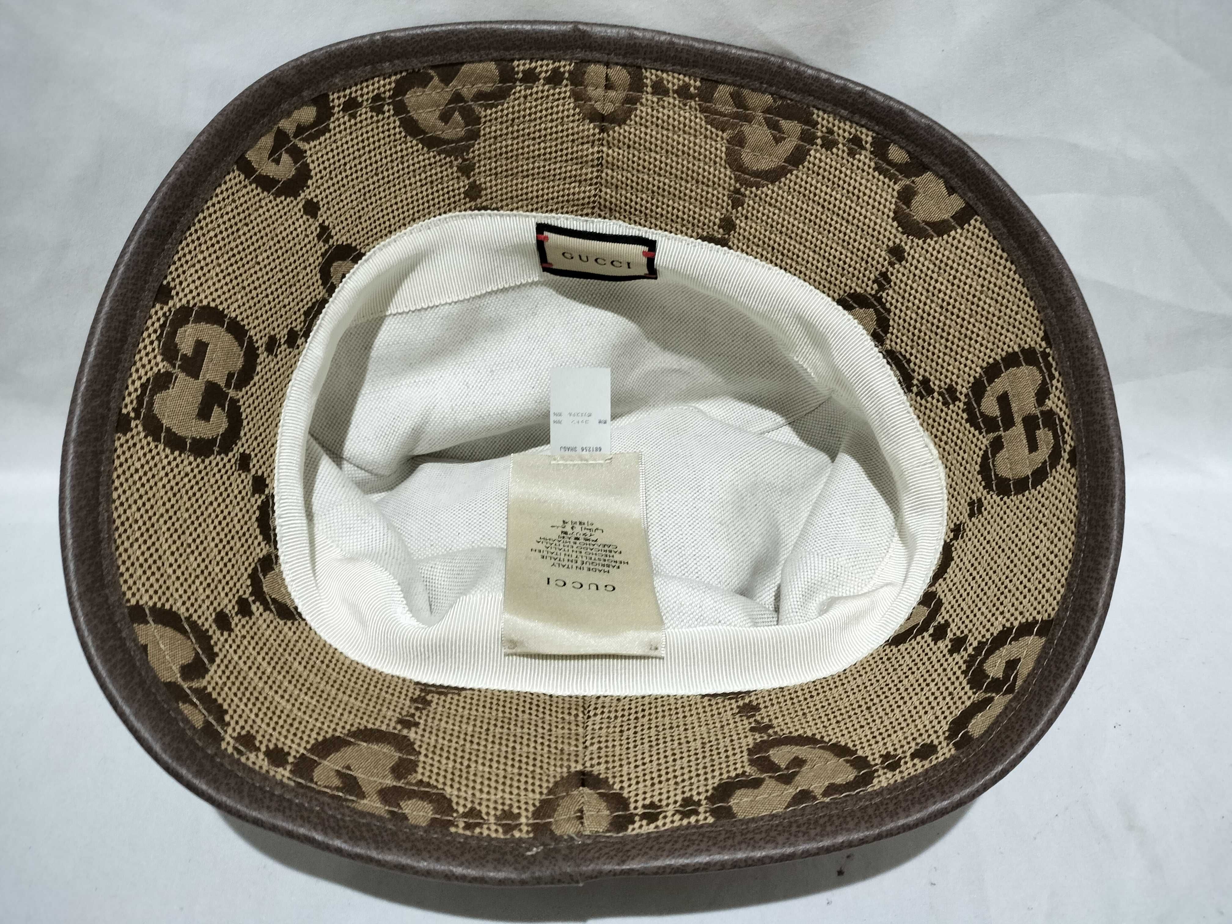 【水曜終了】(10221_0005)GUCCI GG ジャンボGG バケットハット 箱有 その他小物