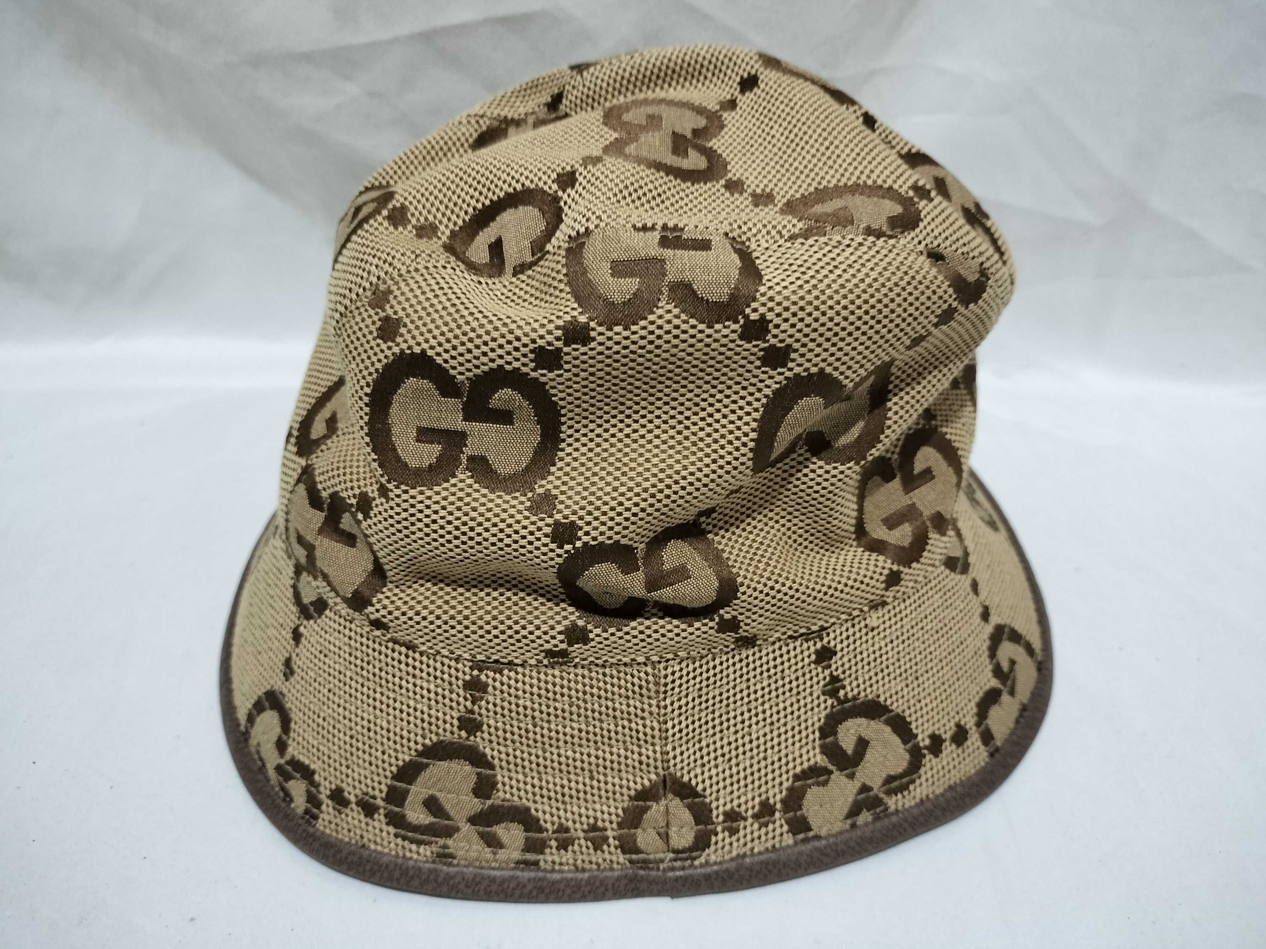 【水曜終了】(10221_0005)GUCCI GG ジャンボGG バケットハット 箱有 その他小物
