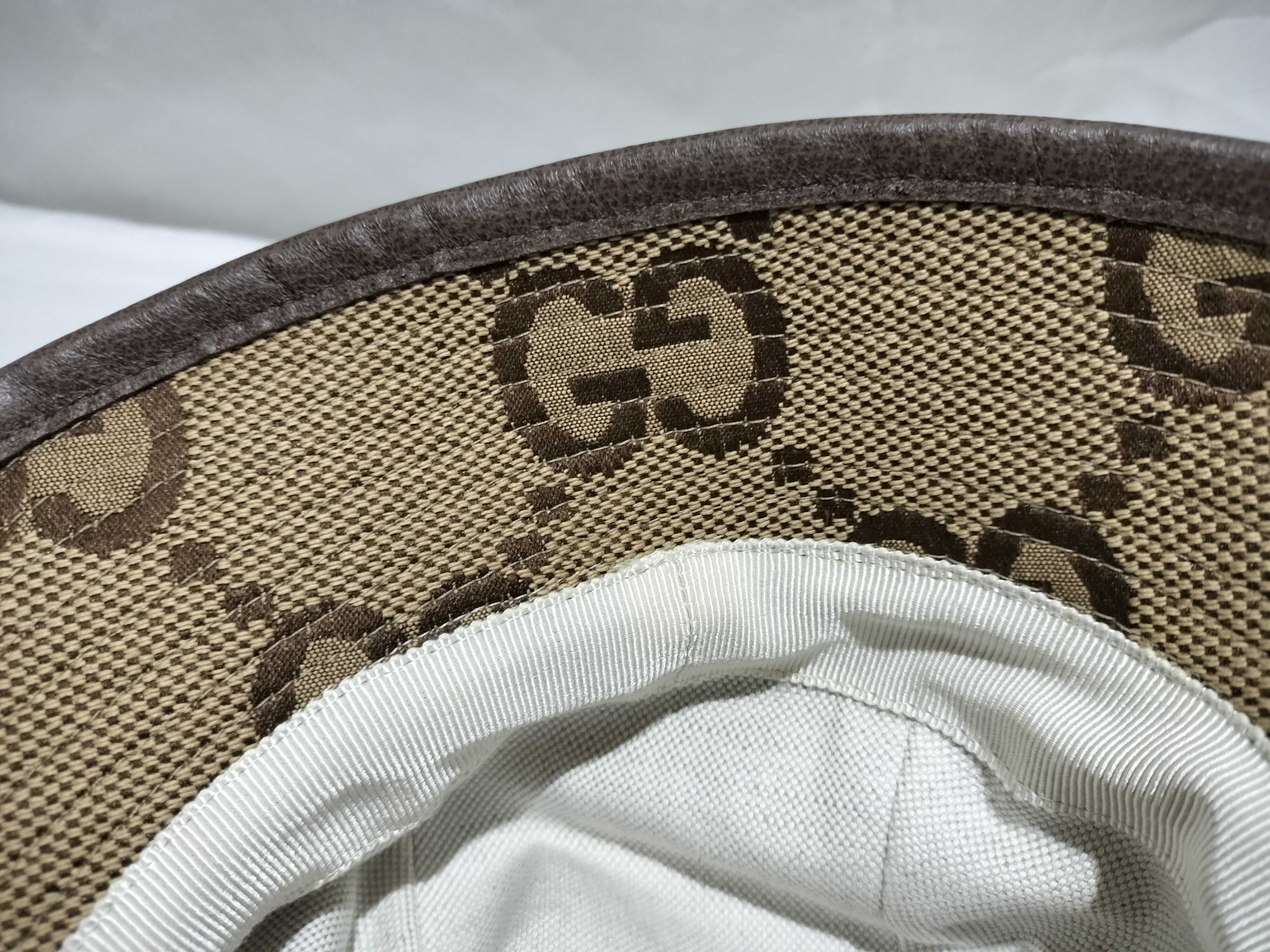 【水曜終了】(10221_0005)GUCCI GG ジャンボGG バケットハット 箱有 その他小物