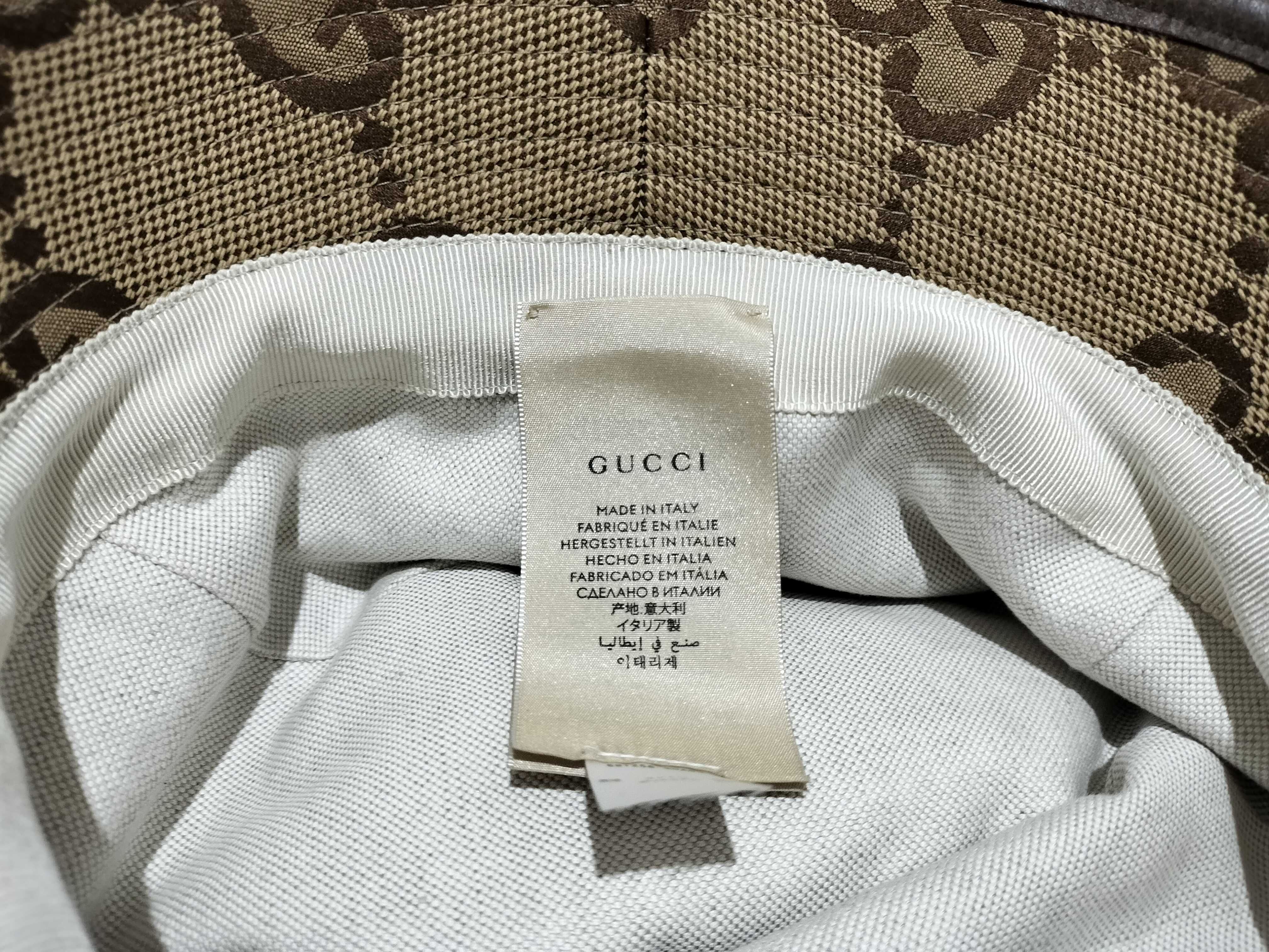 【水曜終了】(10221_0005)GUCCI GG ジャンボGG バケットハット 箱有 その他小物