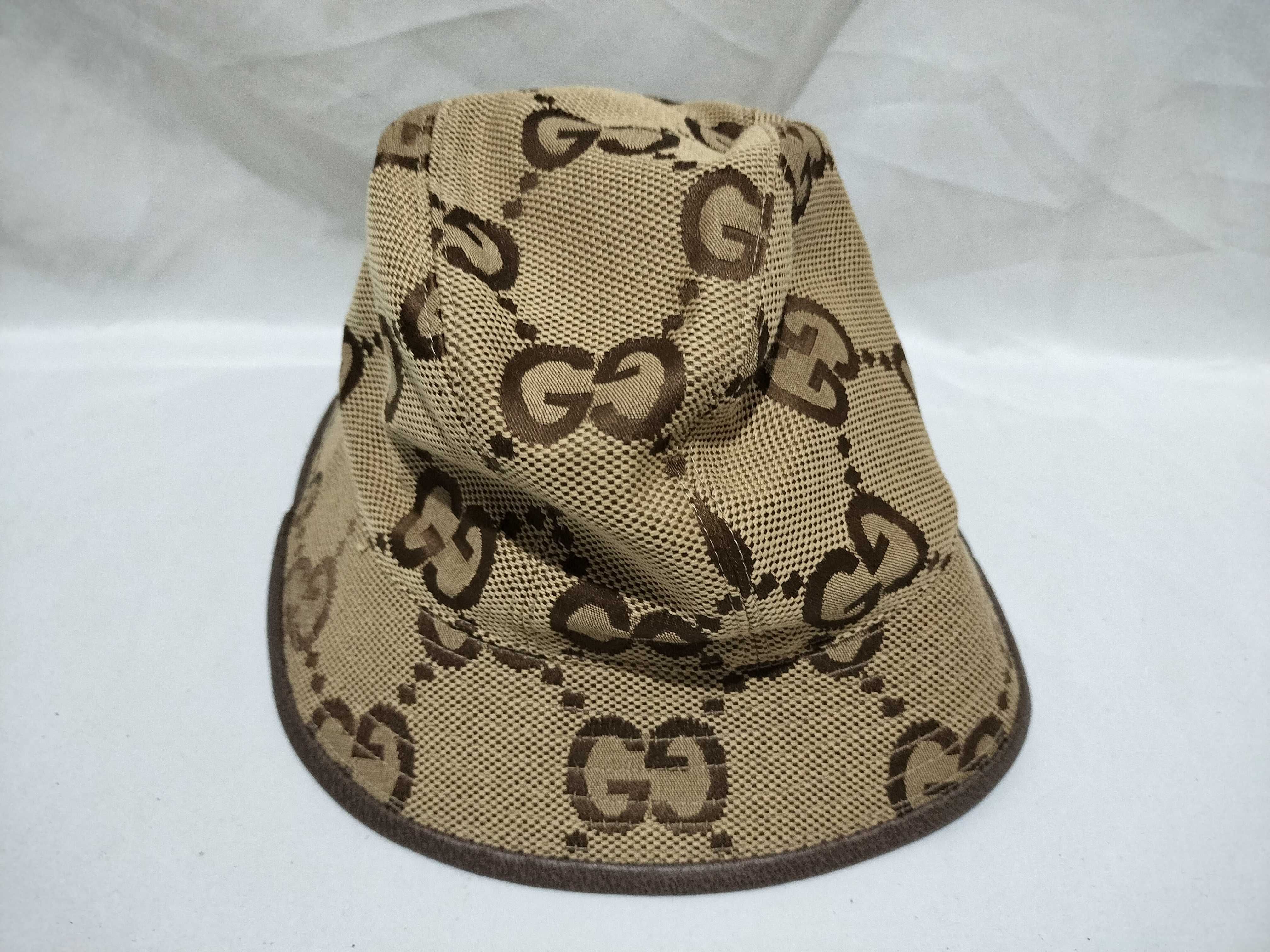 【水曜終了】(10221_0005)GUCCI GG ジャンボGG バケットハット 箱有 その他小物