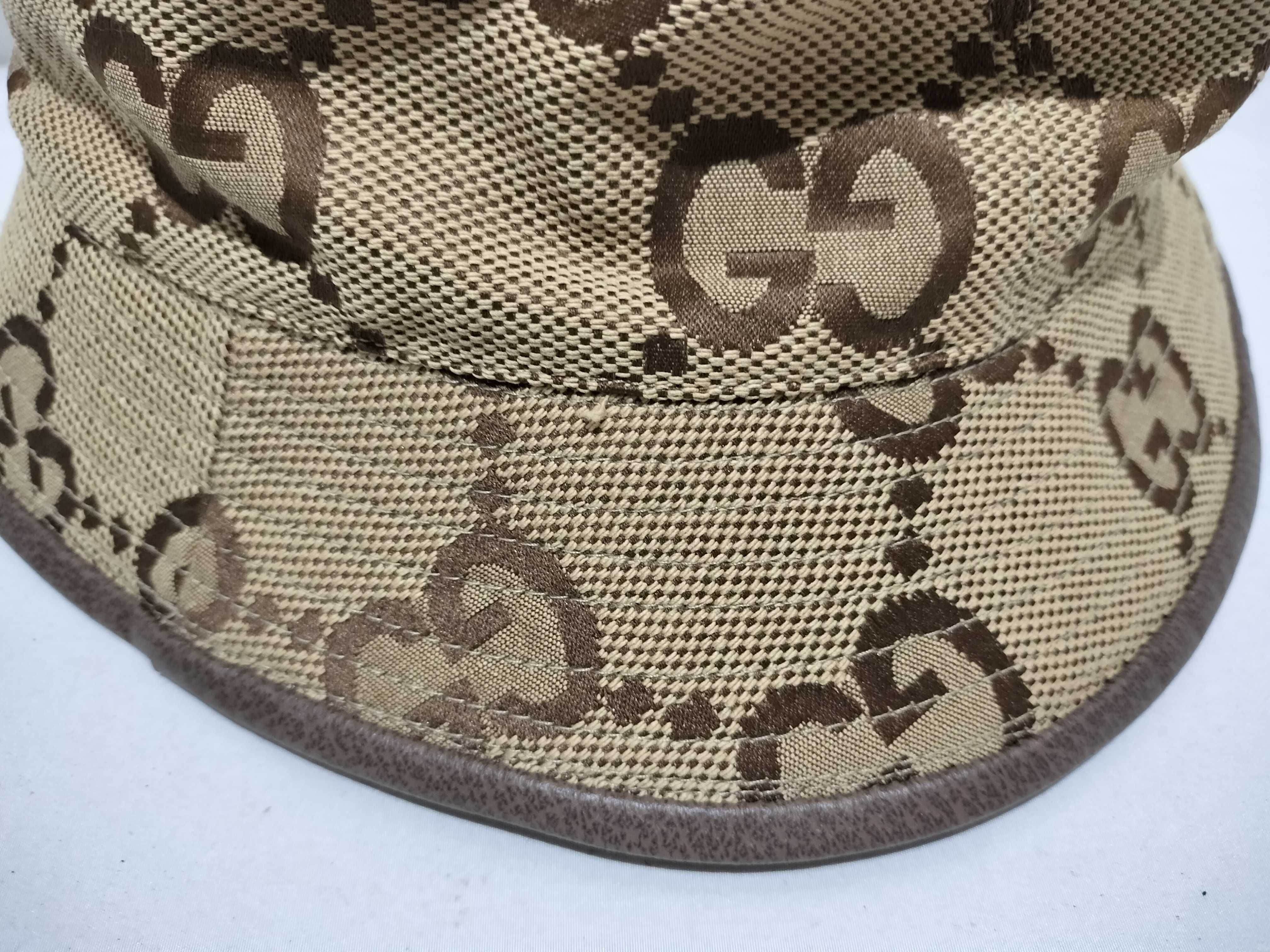 【水曜終了】(10221_0005)GUCCI GG ジャンボGG バケットハット 箱有 その他小物