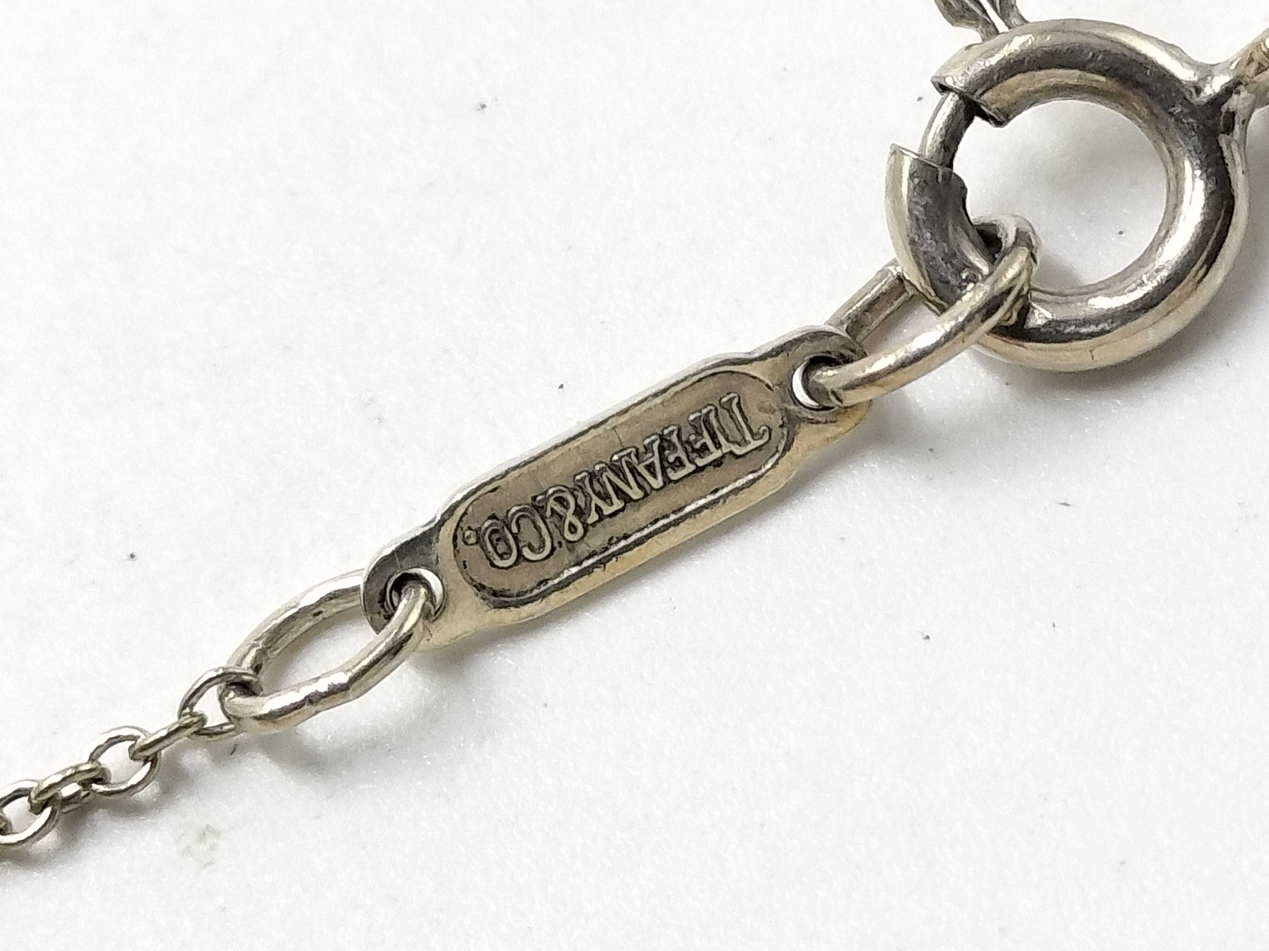 【水曜終了】(10221_0415)Tiffany&Co. ネックレス/リボンチャームトップ ネックレス