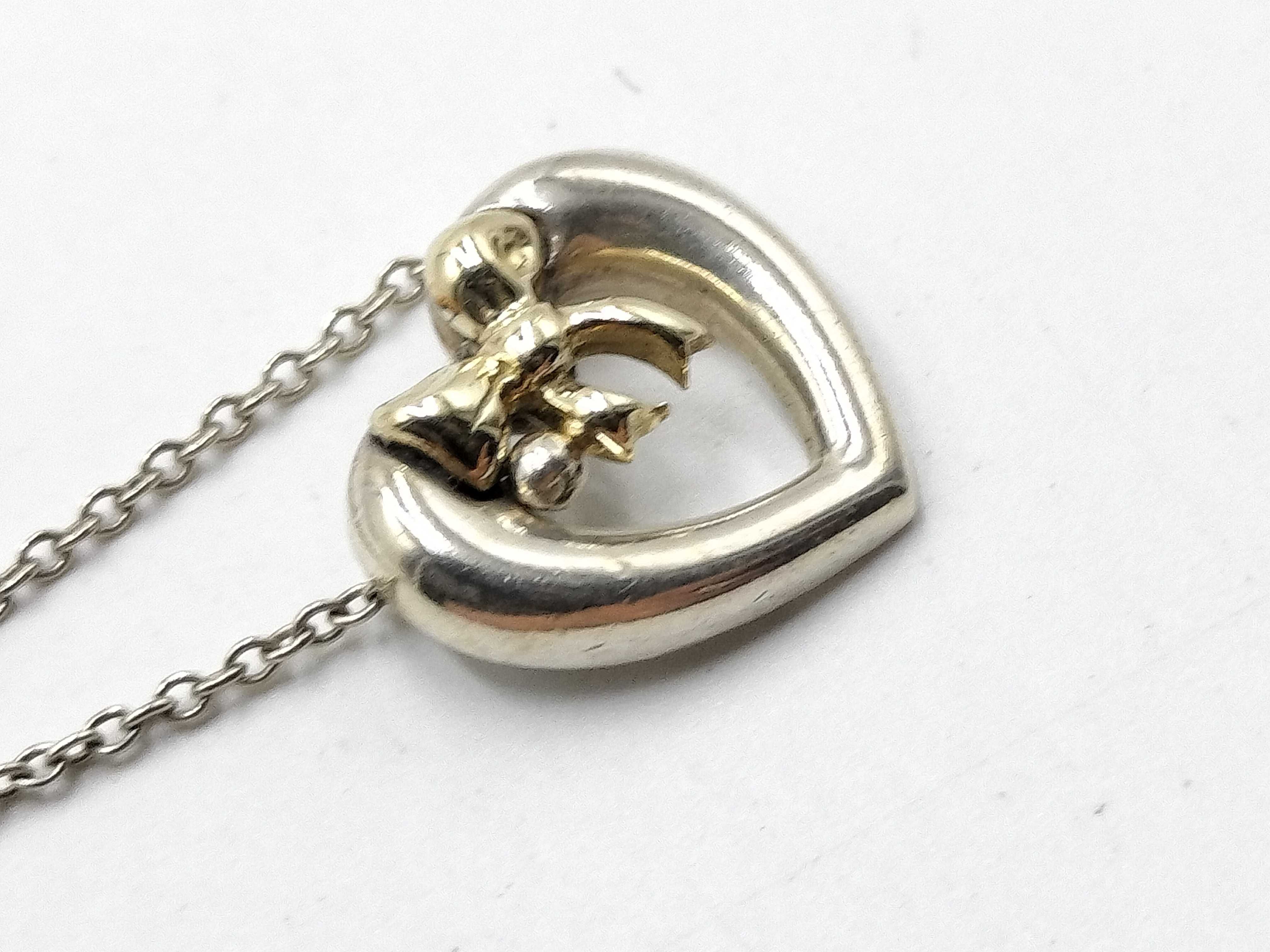 【水曜終了】(10221_0416)Tiffany&Co. ネックレス/コンビハートリボントップ アクセサリーまとめ アクセサリーまとめ(アクセサリー)