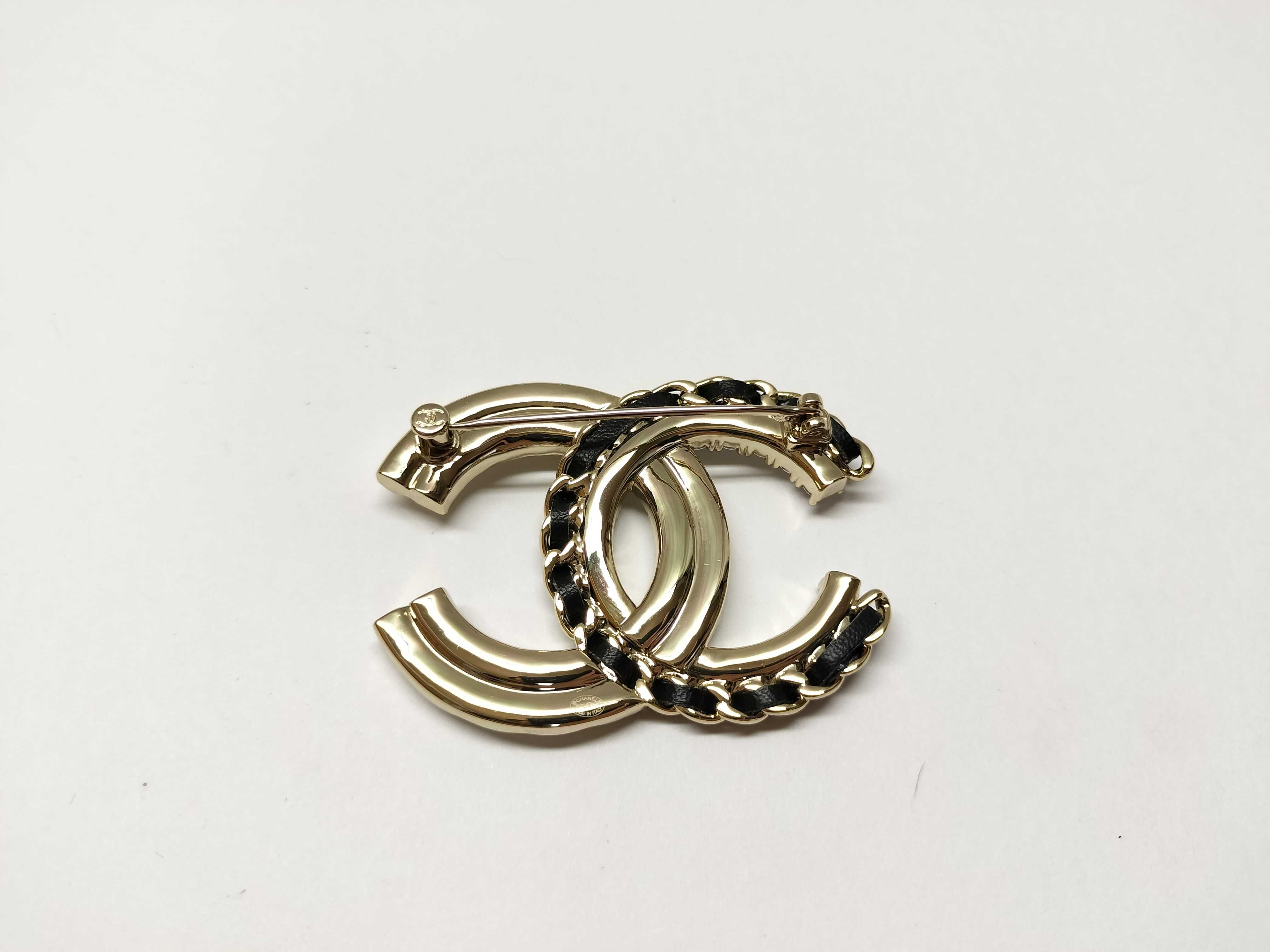【水曜終了】(10217_0019)CHANEL ココマーク ブローチ ピン B22 B ブローチ