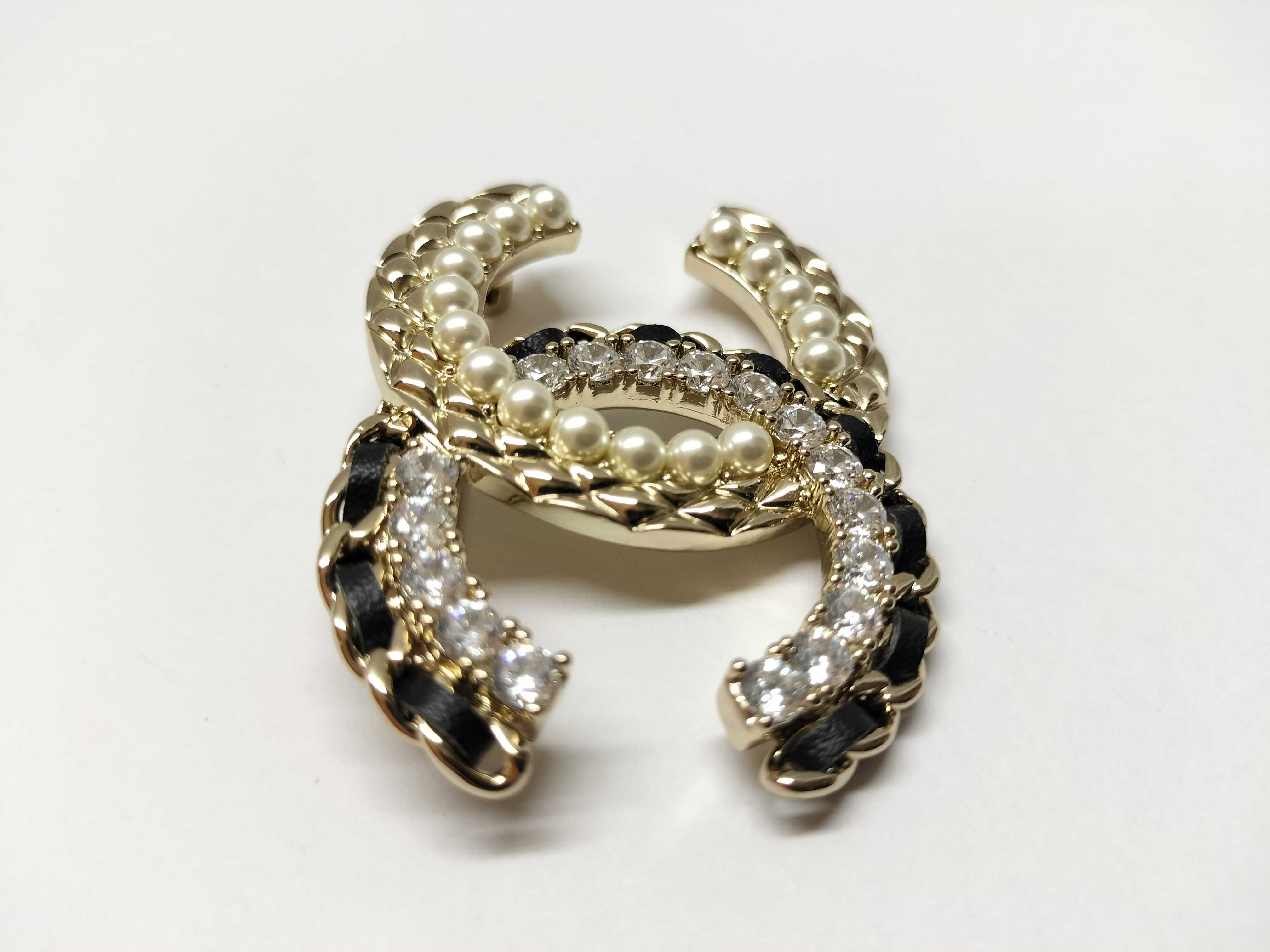 【水曜終了】(10217_0019)CHANEL ココマーク ブローチ ピン B22 B ブローチ