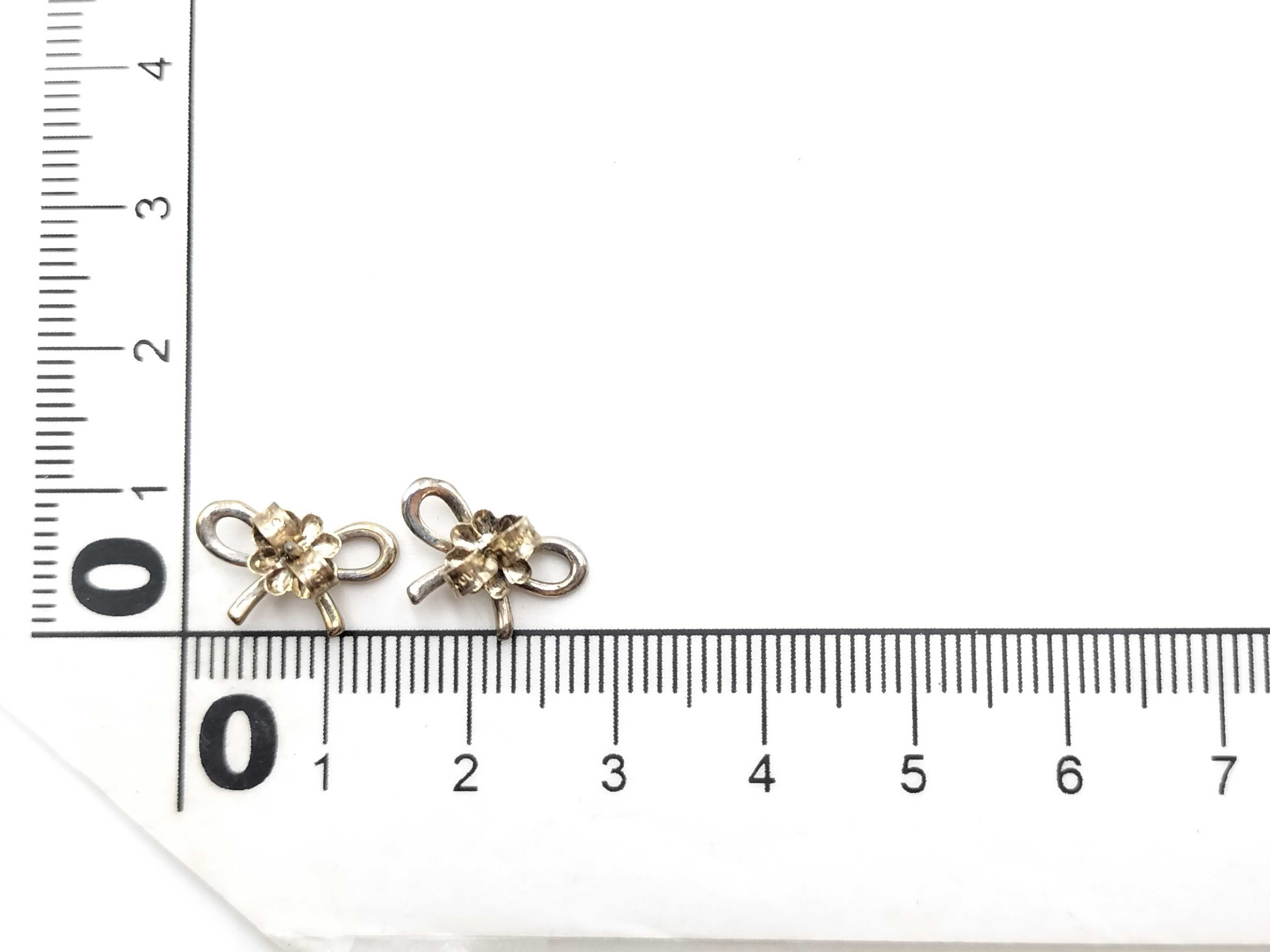【水曜終了】(10221_0422)Tiffany&Co. リボン ピアス 925 ピアス