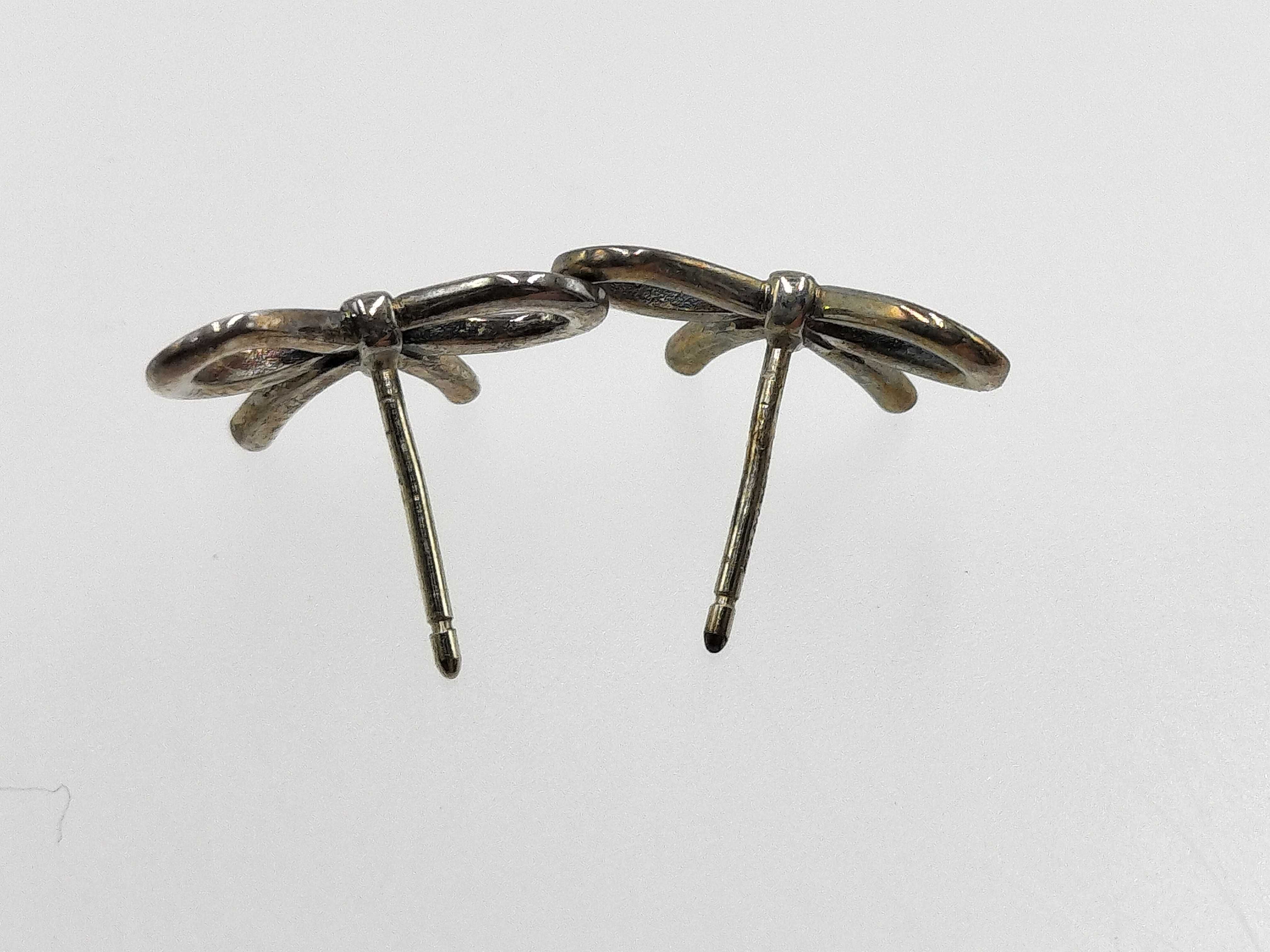 【水曜終了】(10221_0422)Tiffany&Co. リボン ピアス 925 ピアス