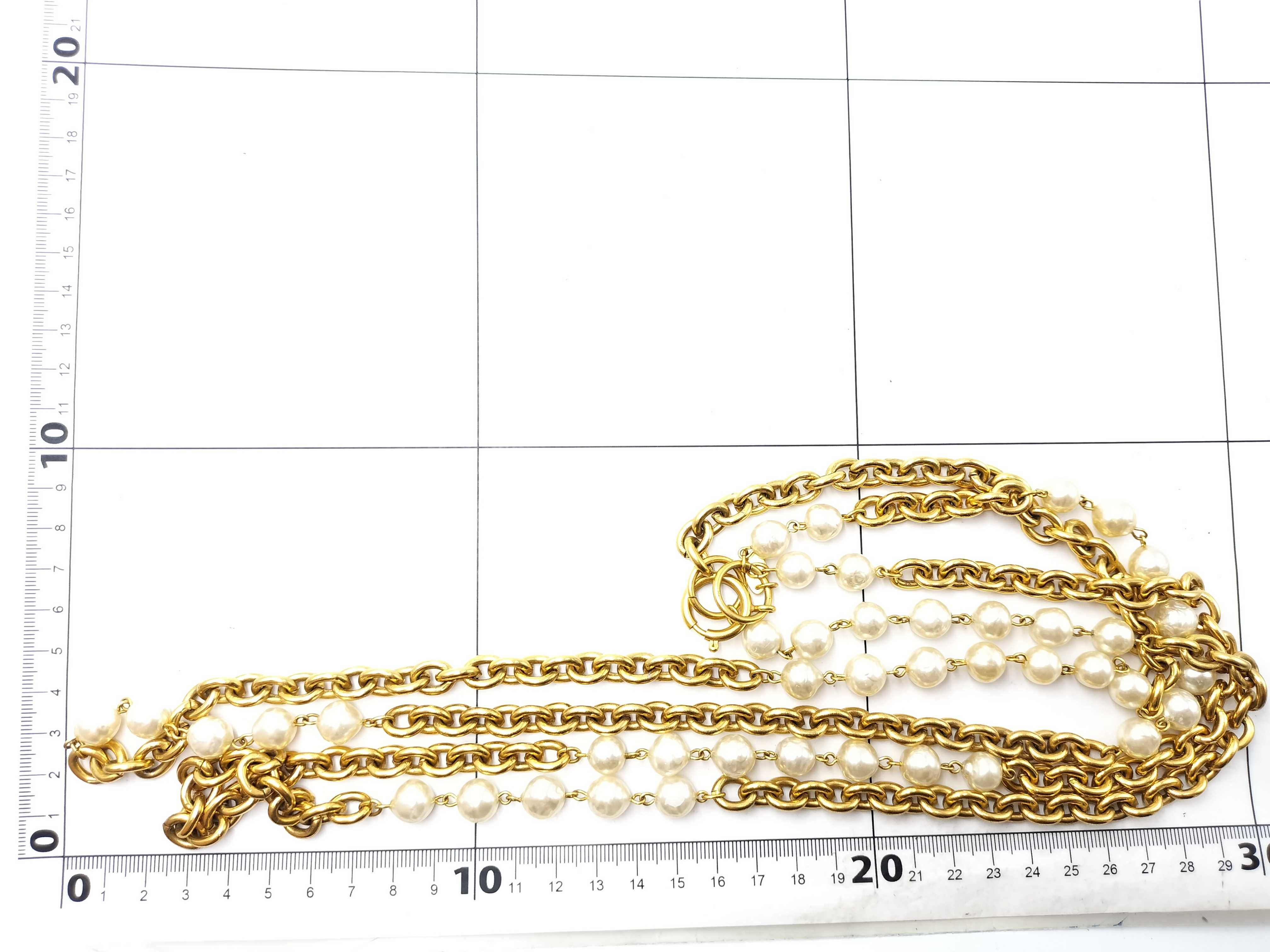 【水曜終了】(10228_0036)CHANEL パール ネックレス ネックレス