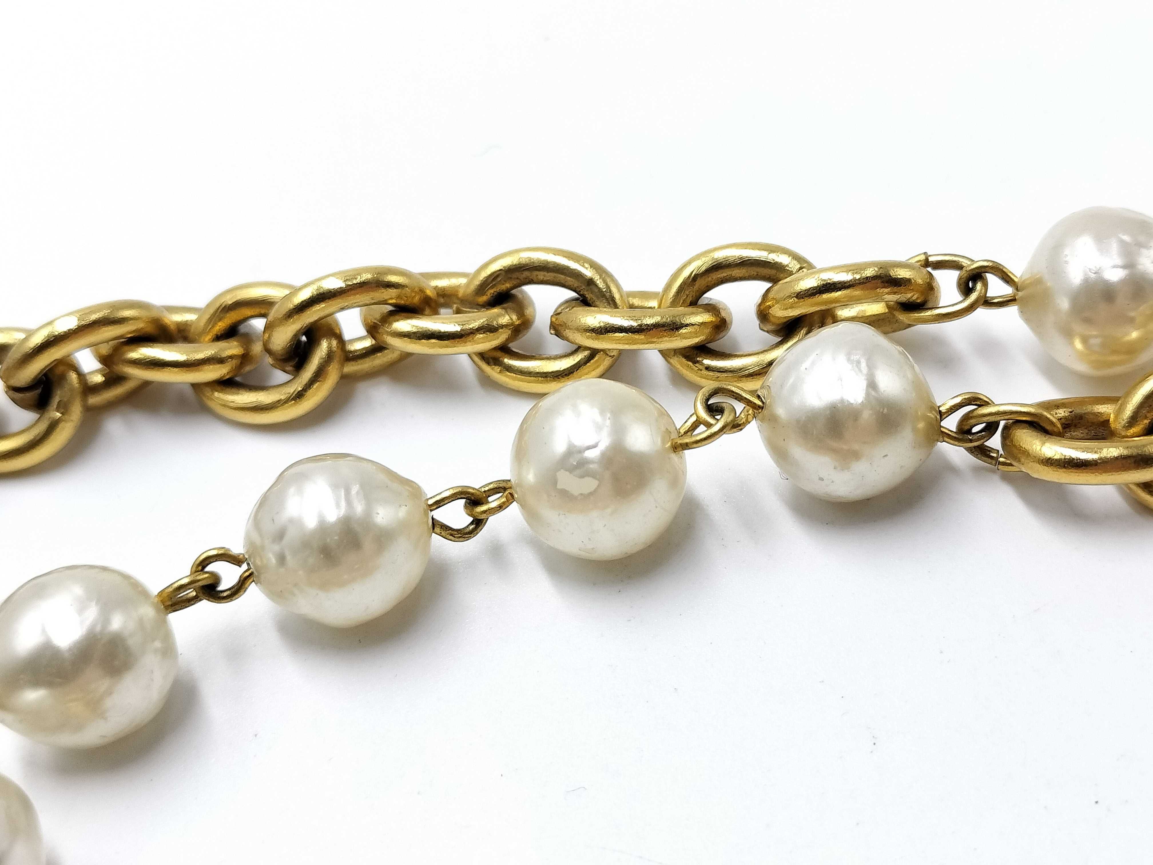 【水曜終了】(10228_0036)CHANEL パール ネックレス ネックレス