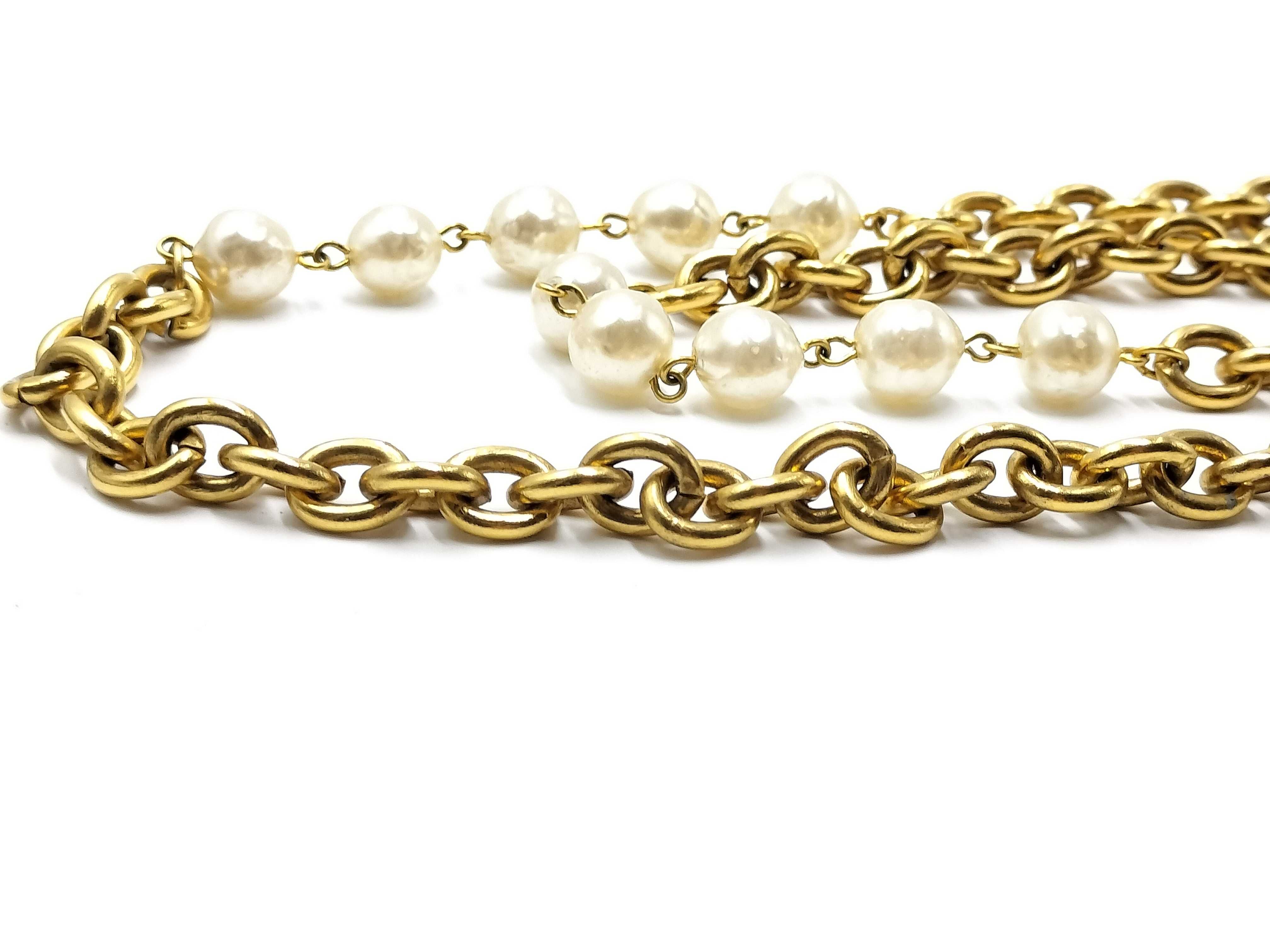 【水曜終了】(10228_0036)CHANEL パール ネックレス ネックレス