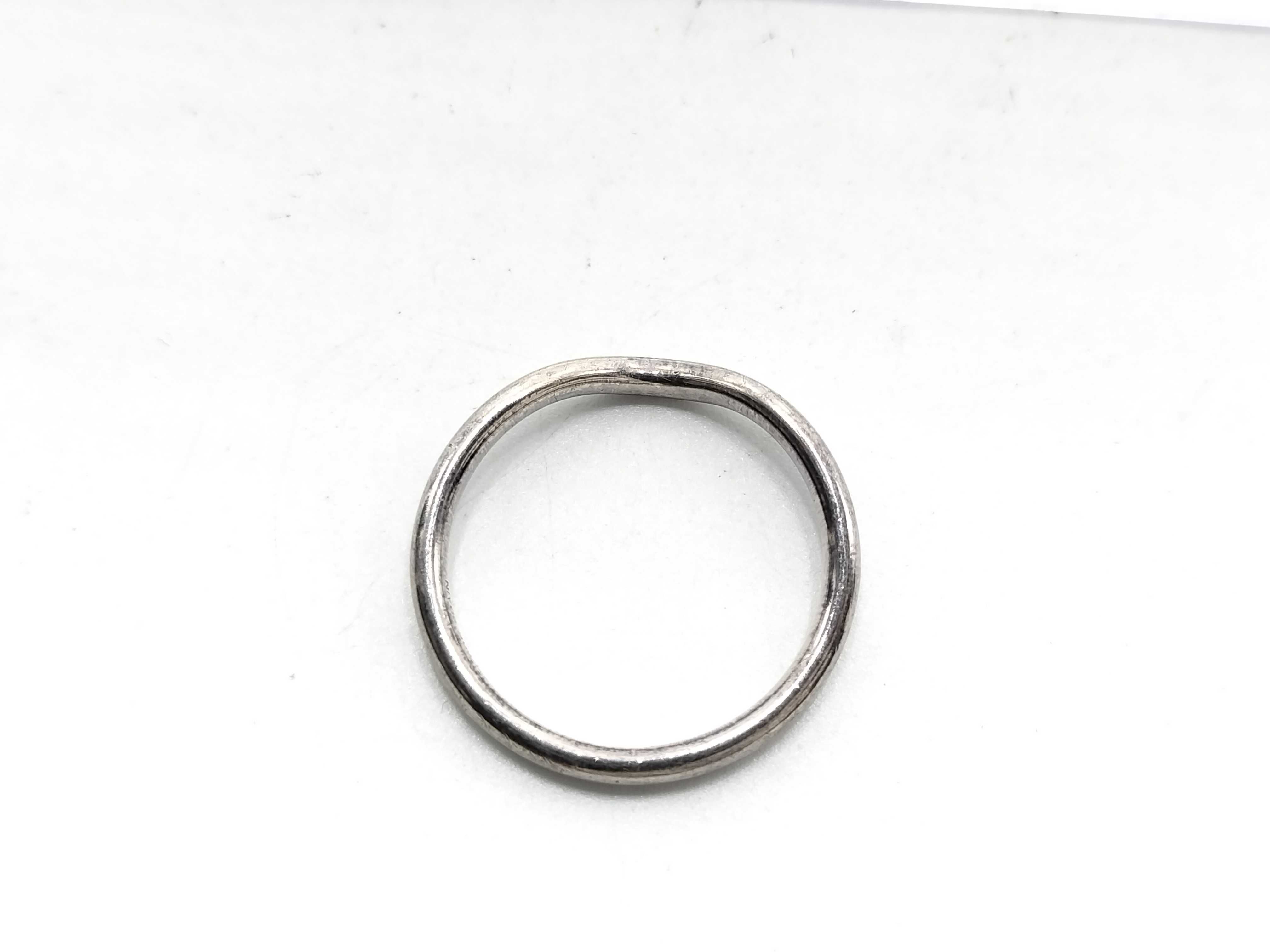 【水曜終了】(10221_0423)Tiffany&Co. カーブドバンドリング リング