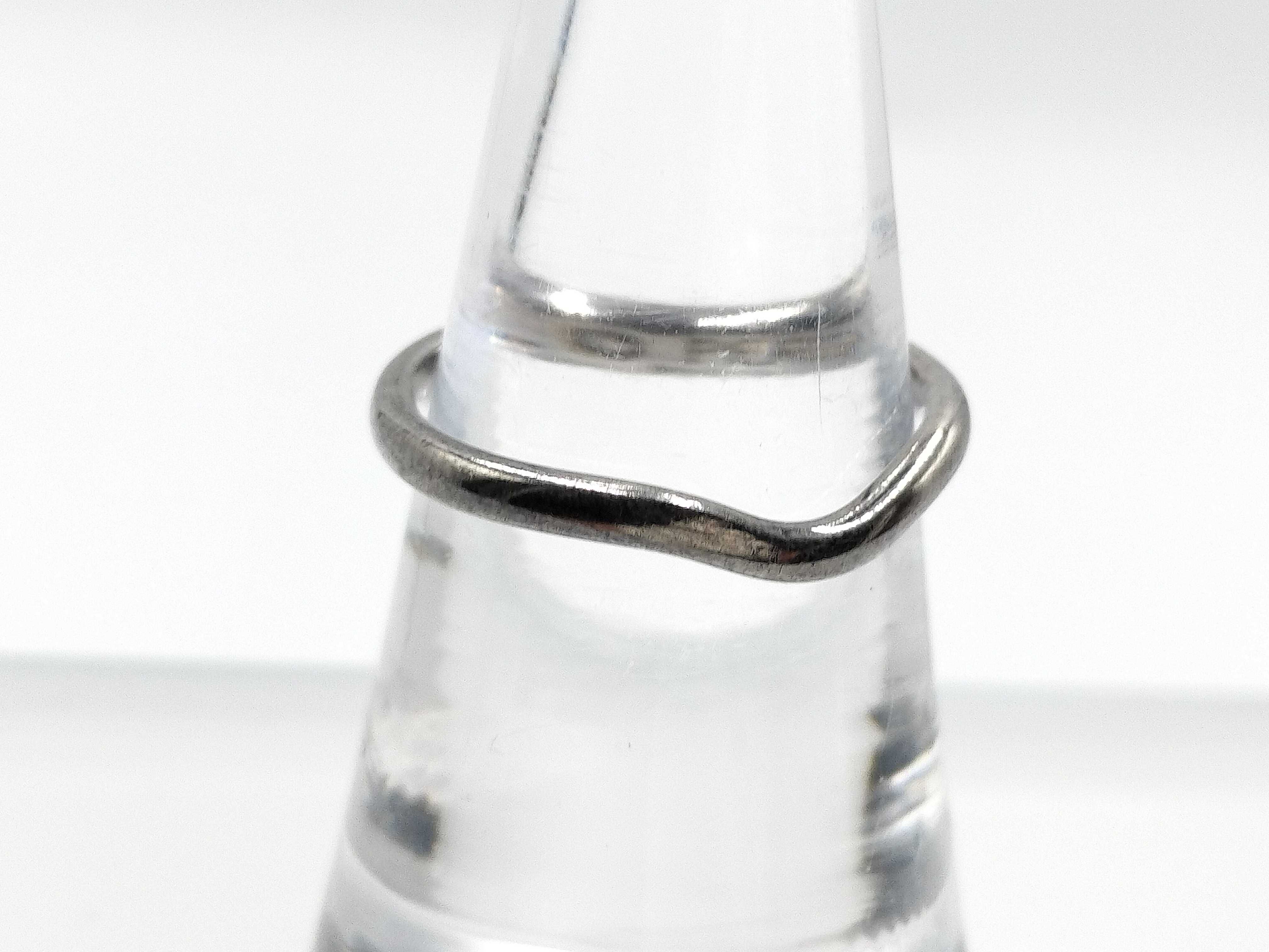 【水曜終了】(10221_0423)Tiffany&Co. カーブドバンドリング リング
