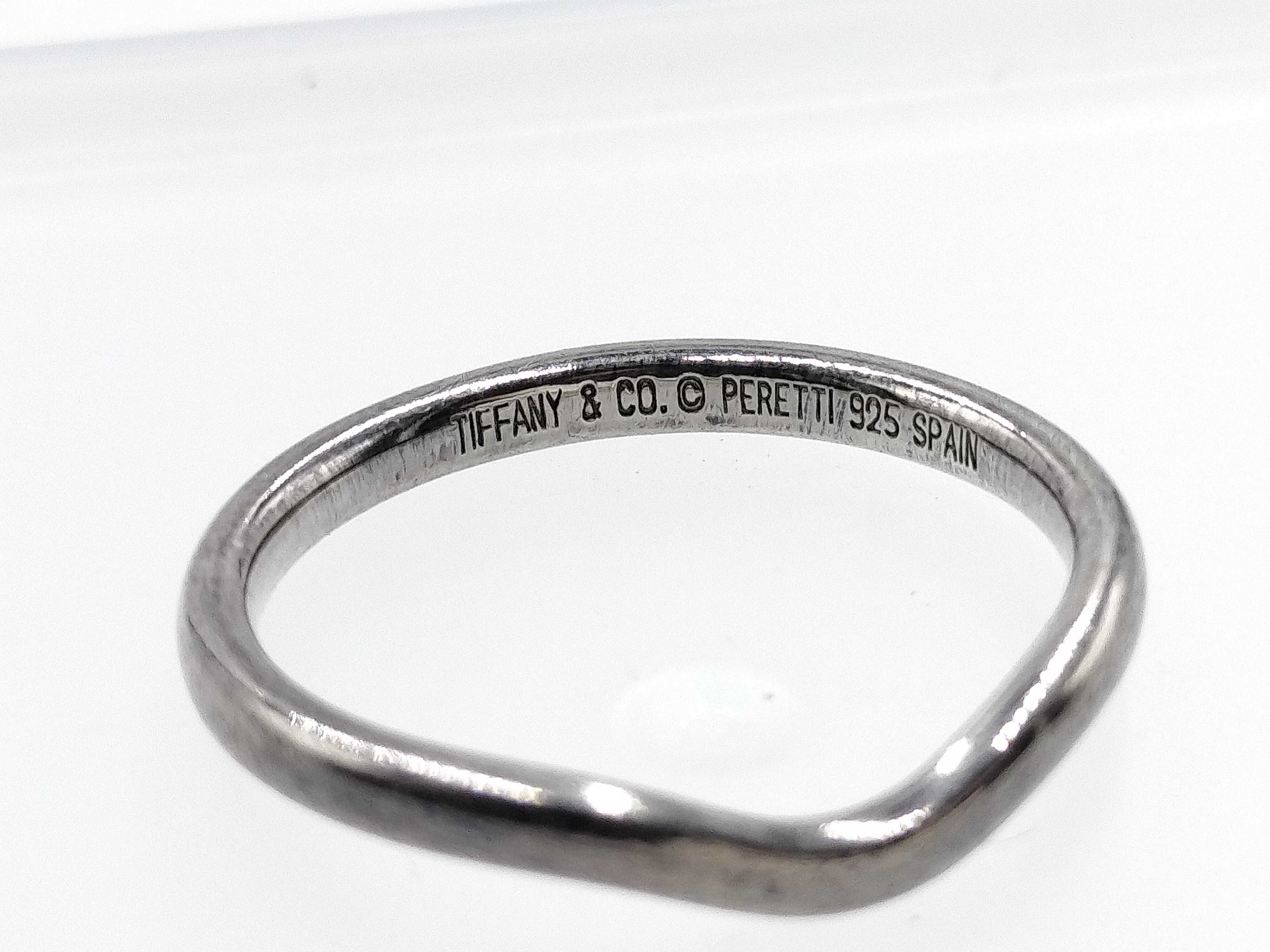 【水曜終了】(10221_0423)Tiffany&Co. カーブドバンドリング リング