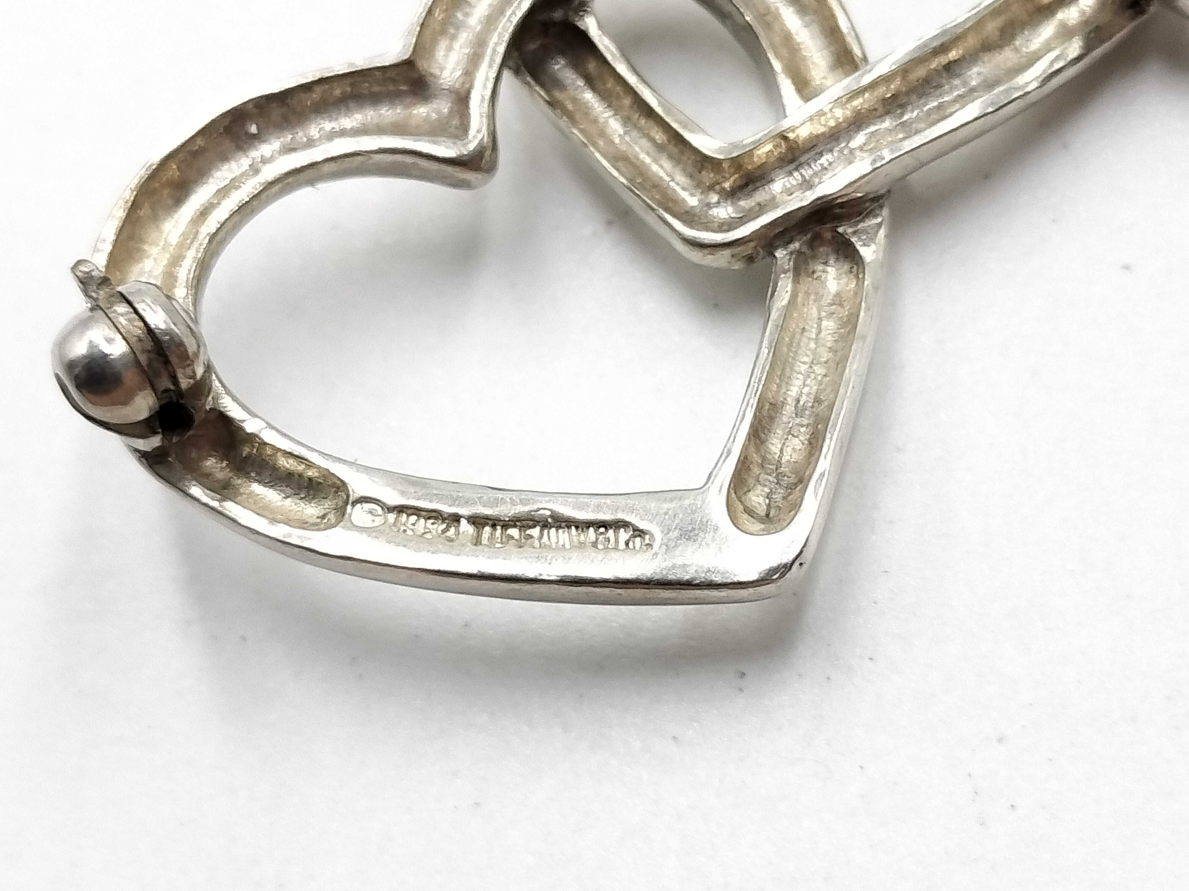 【水曜終了】(10221_0425)Tiffany&Co. トリプルハート ブローチ ブローチ