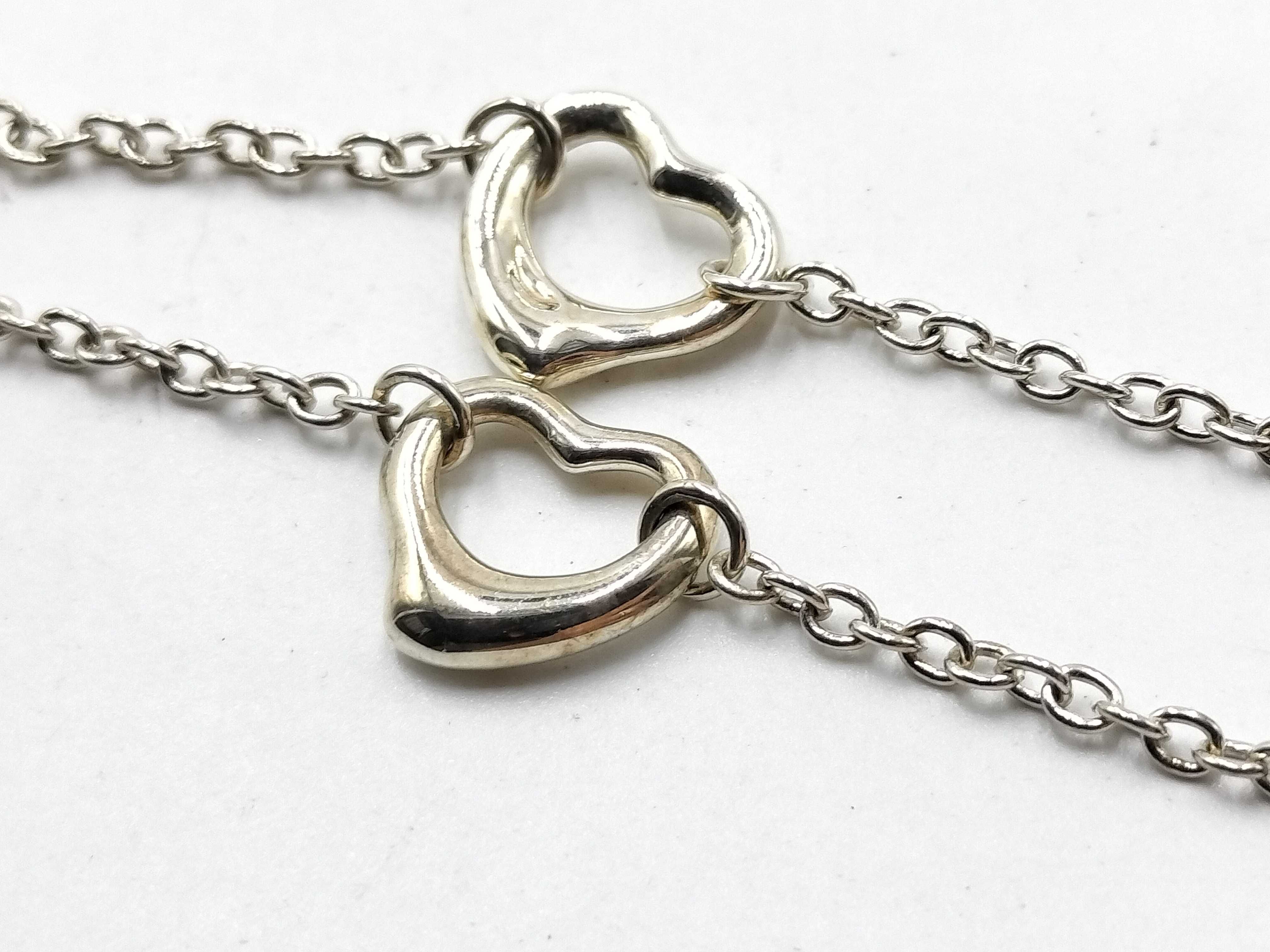 【水曜終了】(10221_0428)Tiffany&Co. オープンハート ブレス ブレスレット・バングル