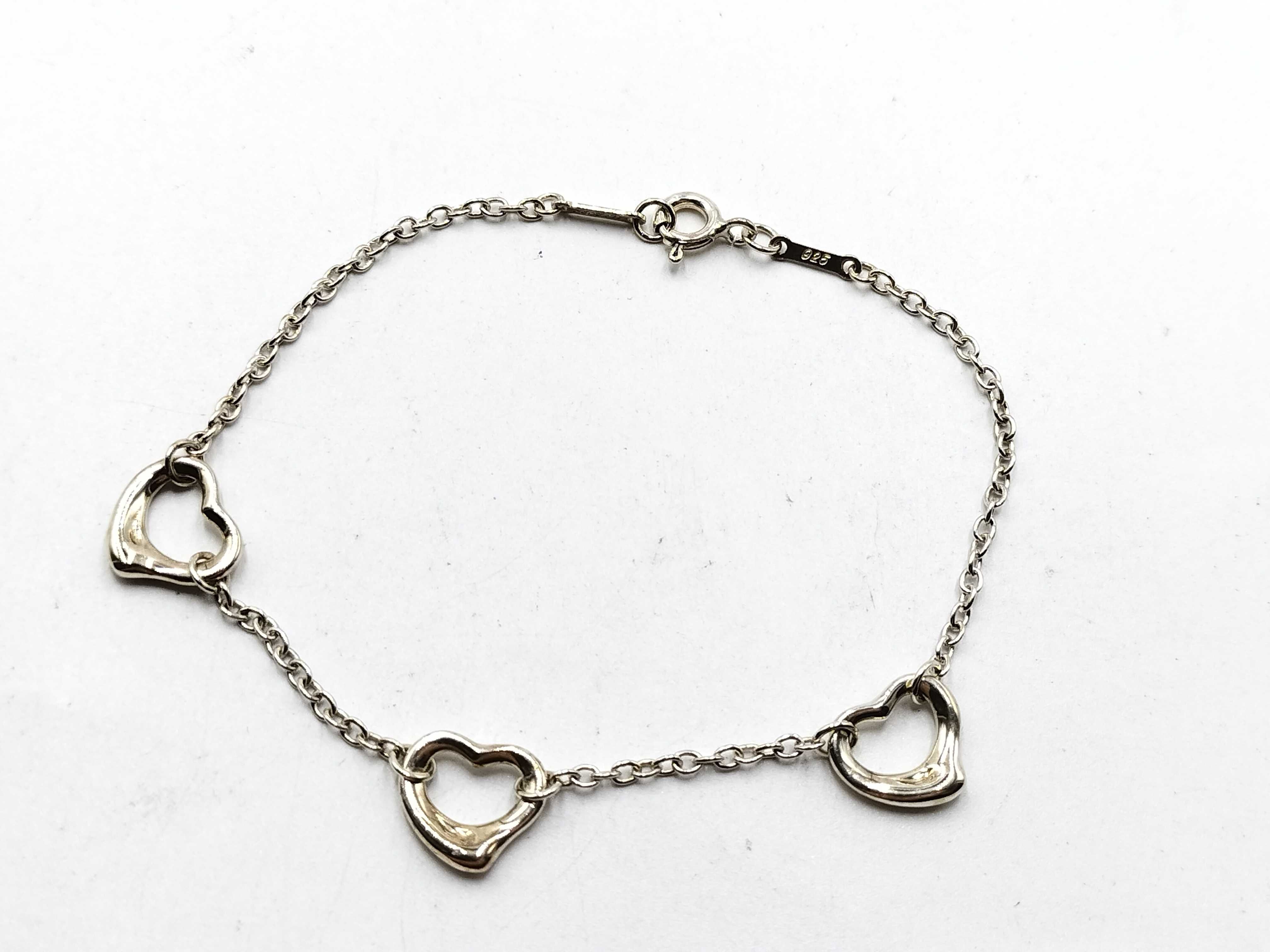 【水曜終了】(10221_0428)Tiffany&Co. オープンハート ブレス ブレスレット・バングル