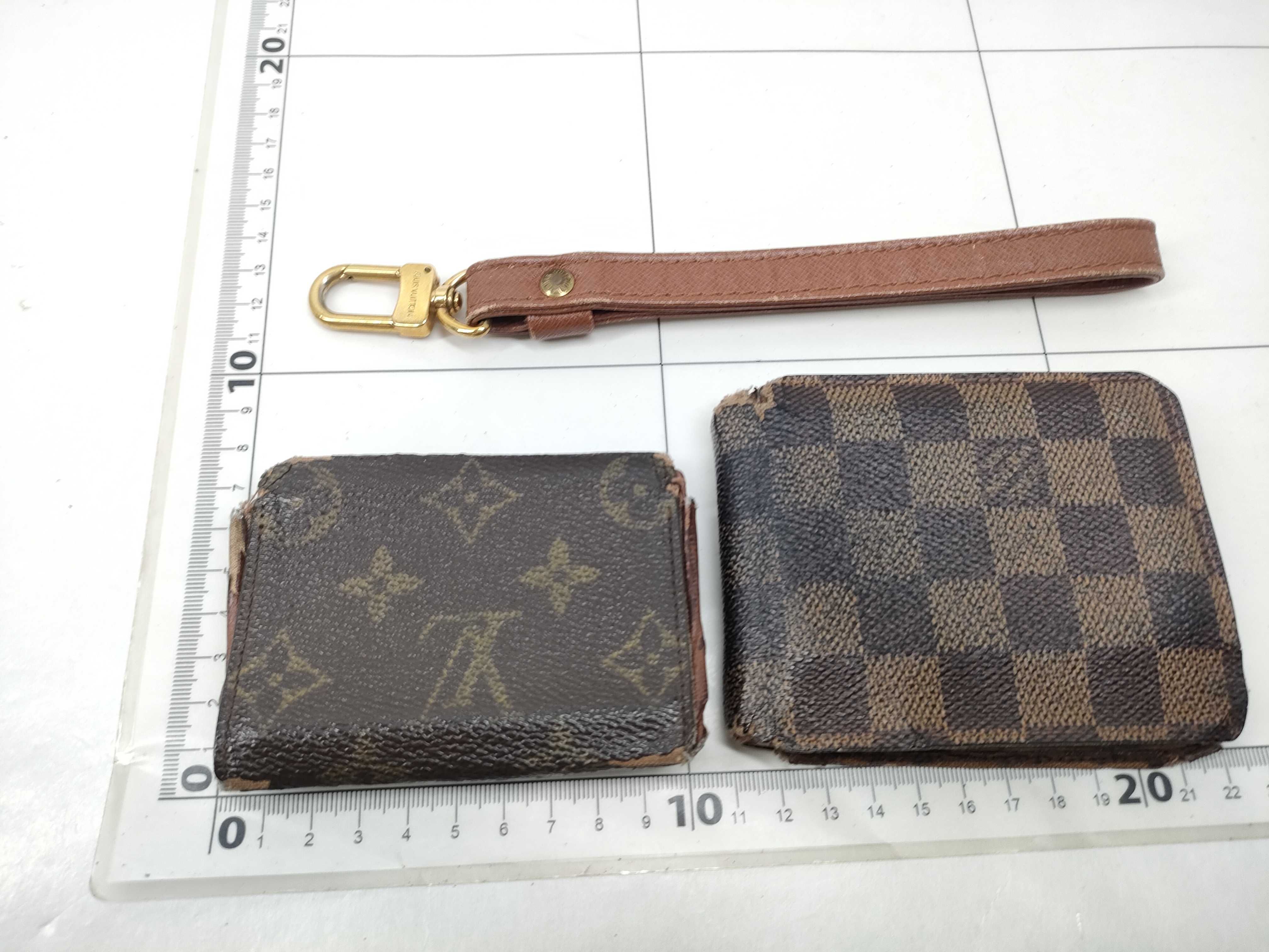 【水曜終了】(10223_0066)LOUIS VUITTON モノグラム ストラップ/コンパクトウォレットなどジャンク含むおまとめ コインケース