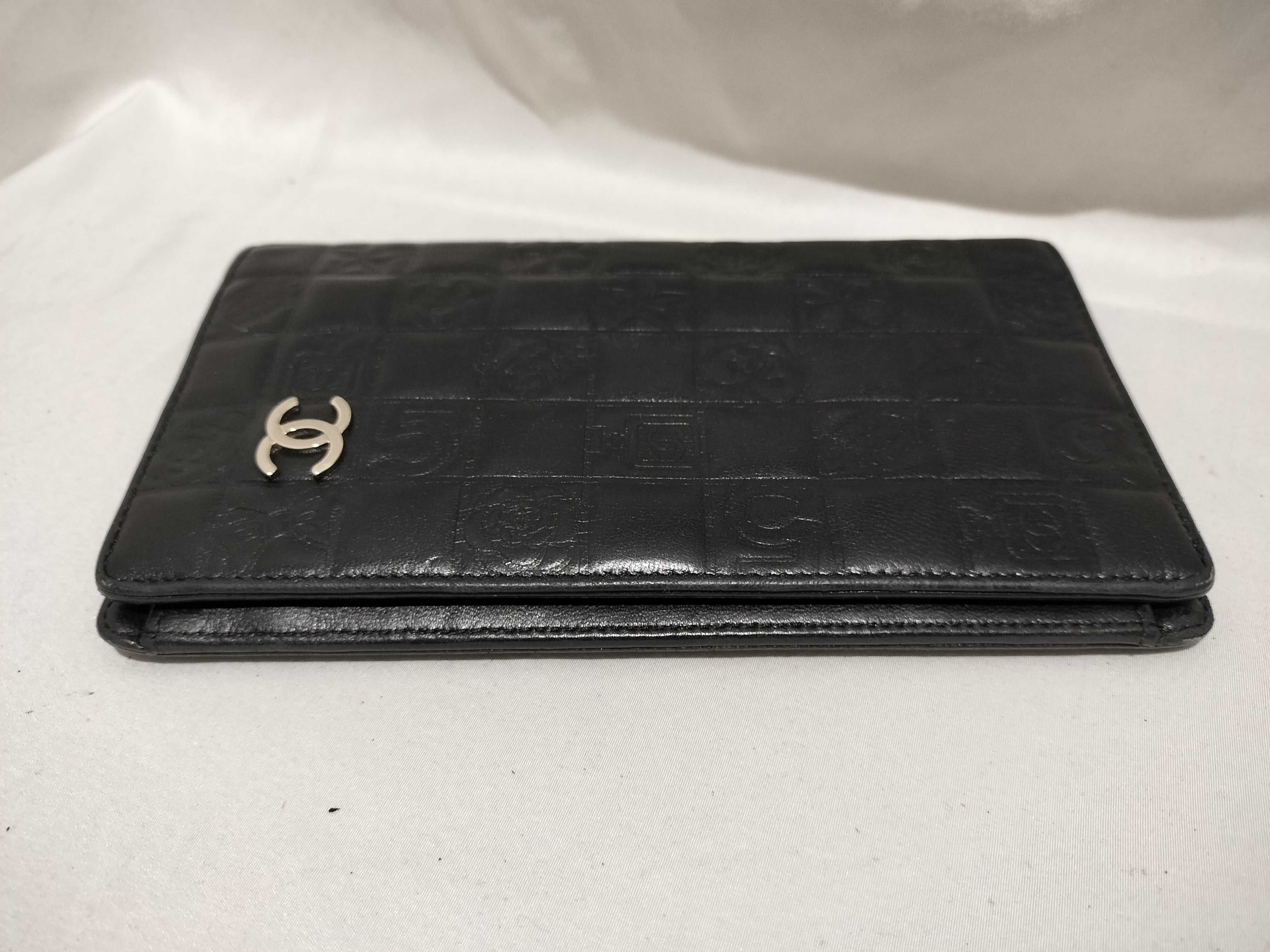 【水曜終了】(10228_0059)CHANEL ココマーク カーフスキン ココマーク 財布 財布