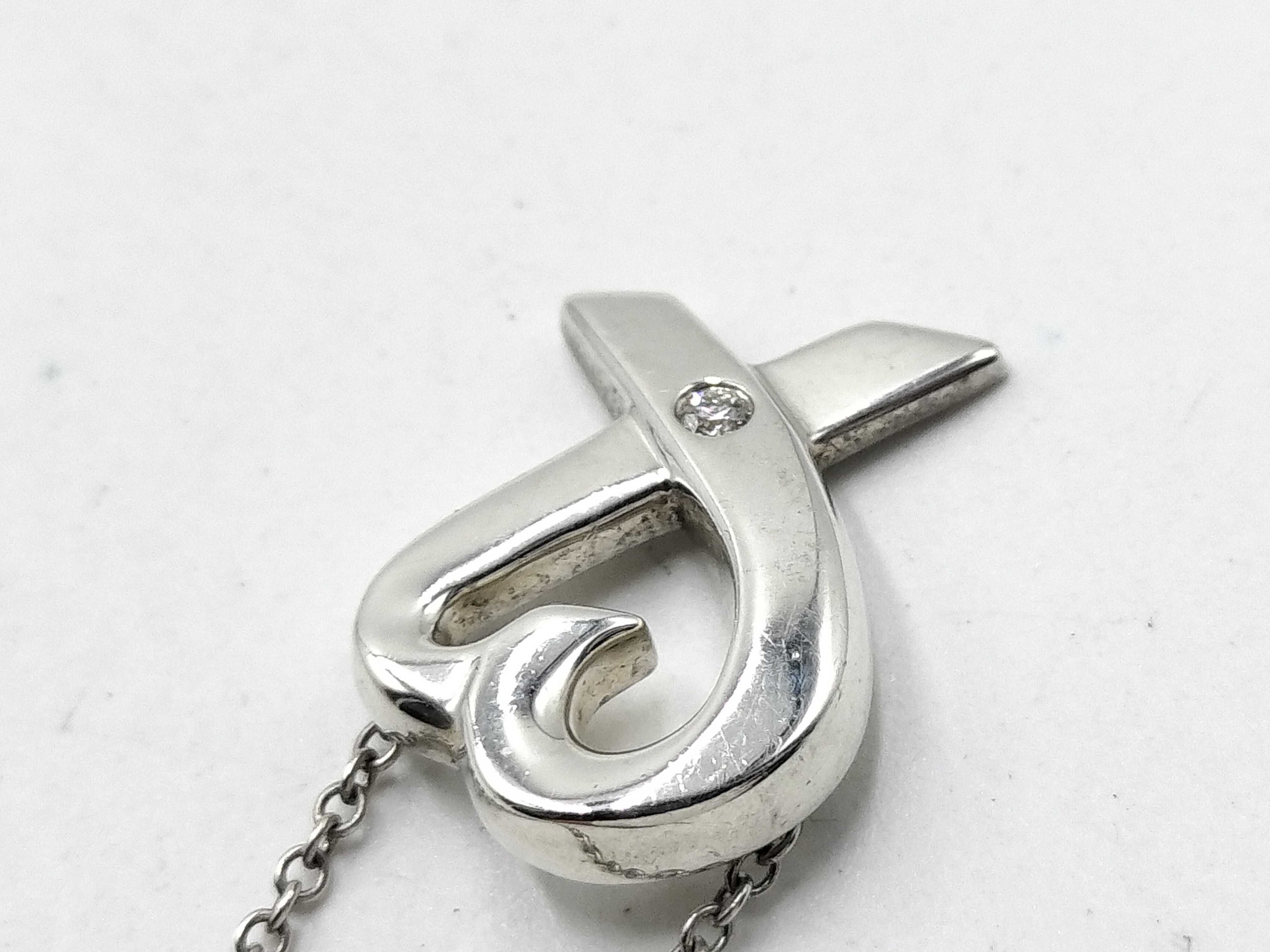 【水曜終了】(10221_0430)Tiffany&Co. ラビングハート ネックレス ネックレス