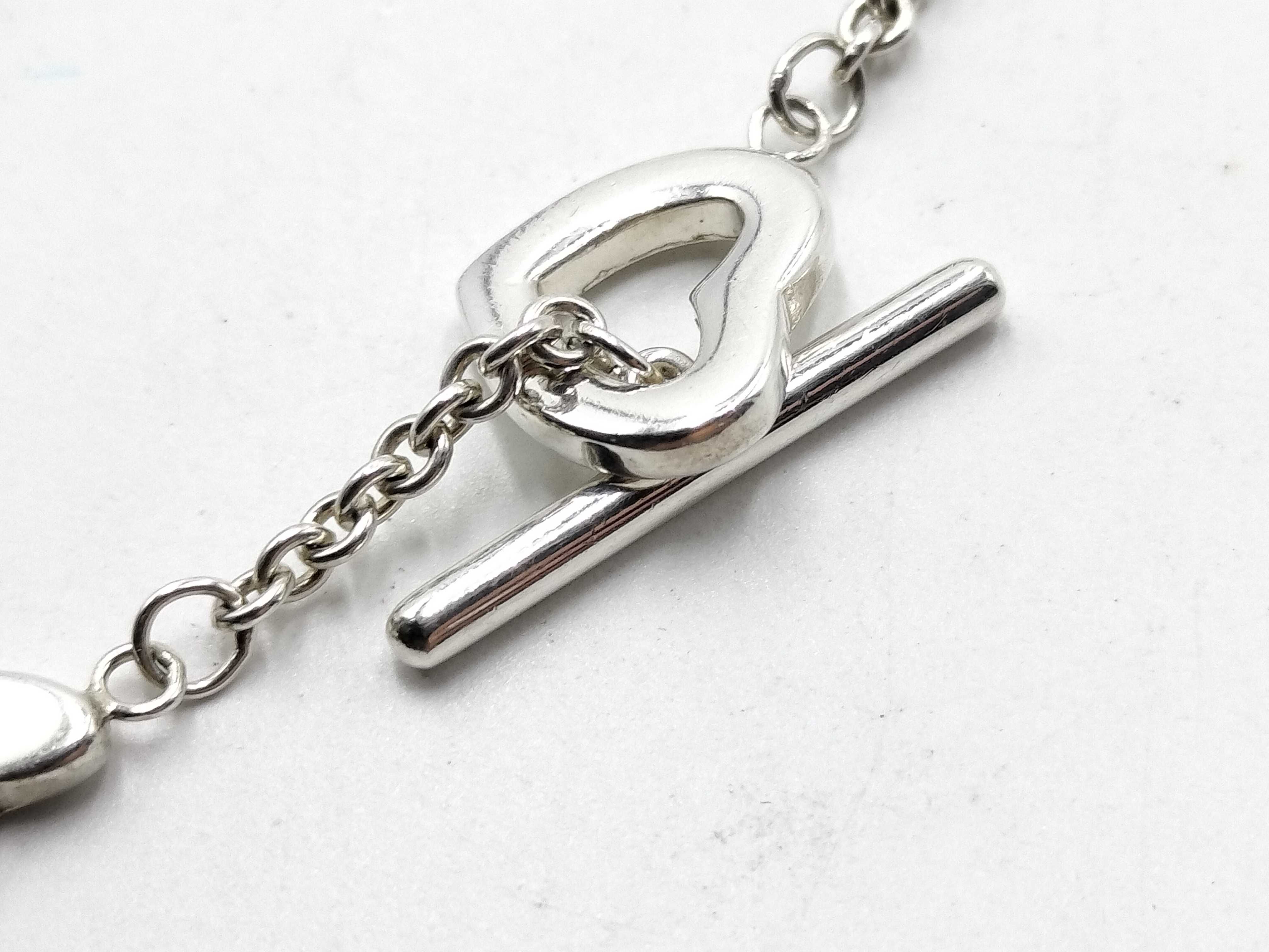 【水曜終了】(10221_0431)Tiffany&Co. ハート ブレス ブレスレット・バングル