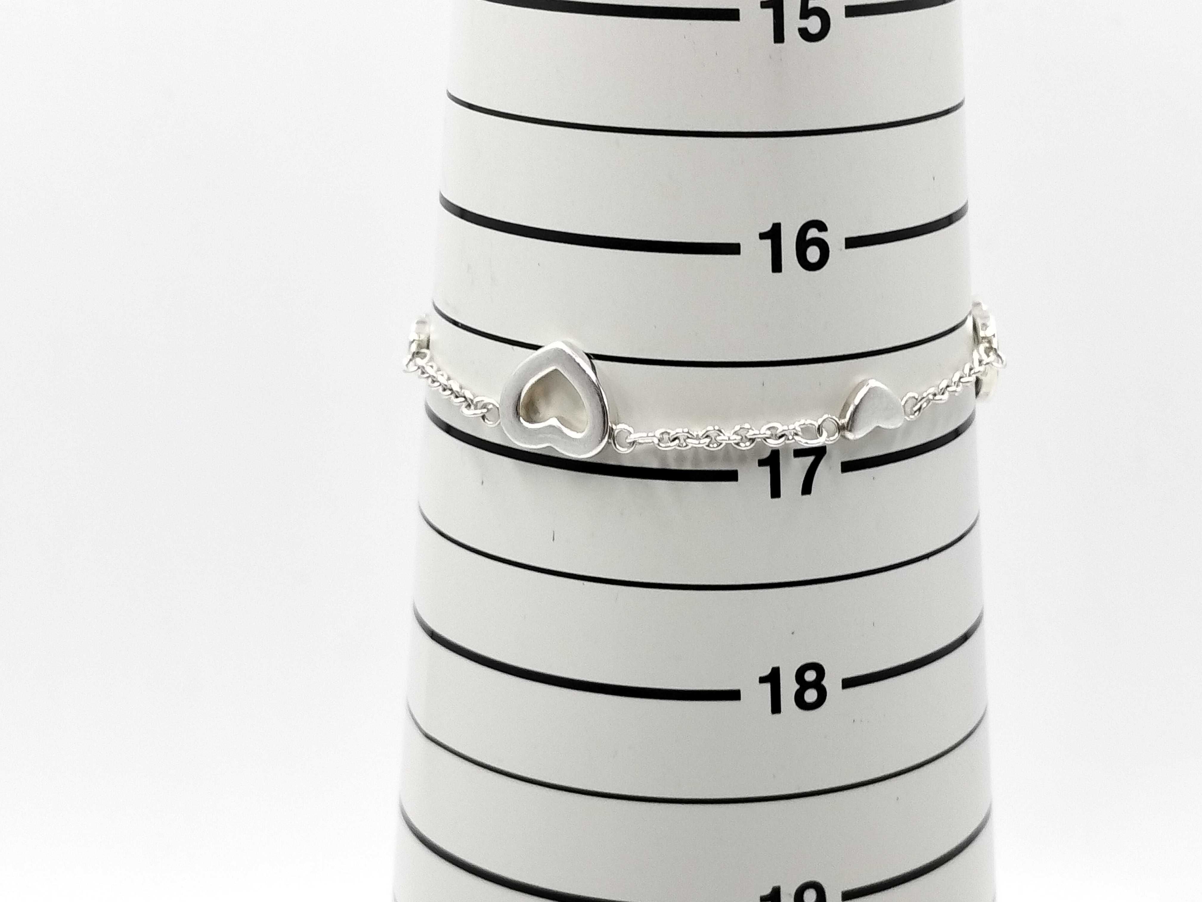【水曜終了】(10221_0431)Tiffany&Co. ハート ブレス ブレスレット・バングル
