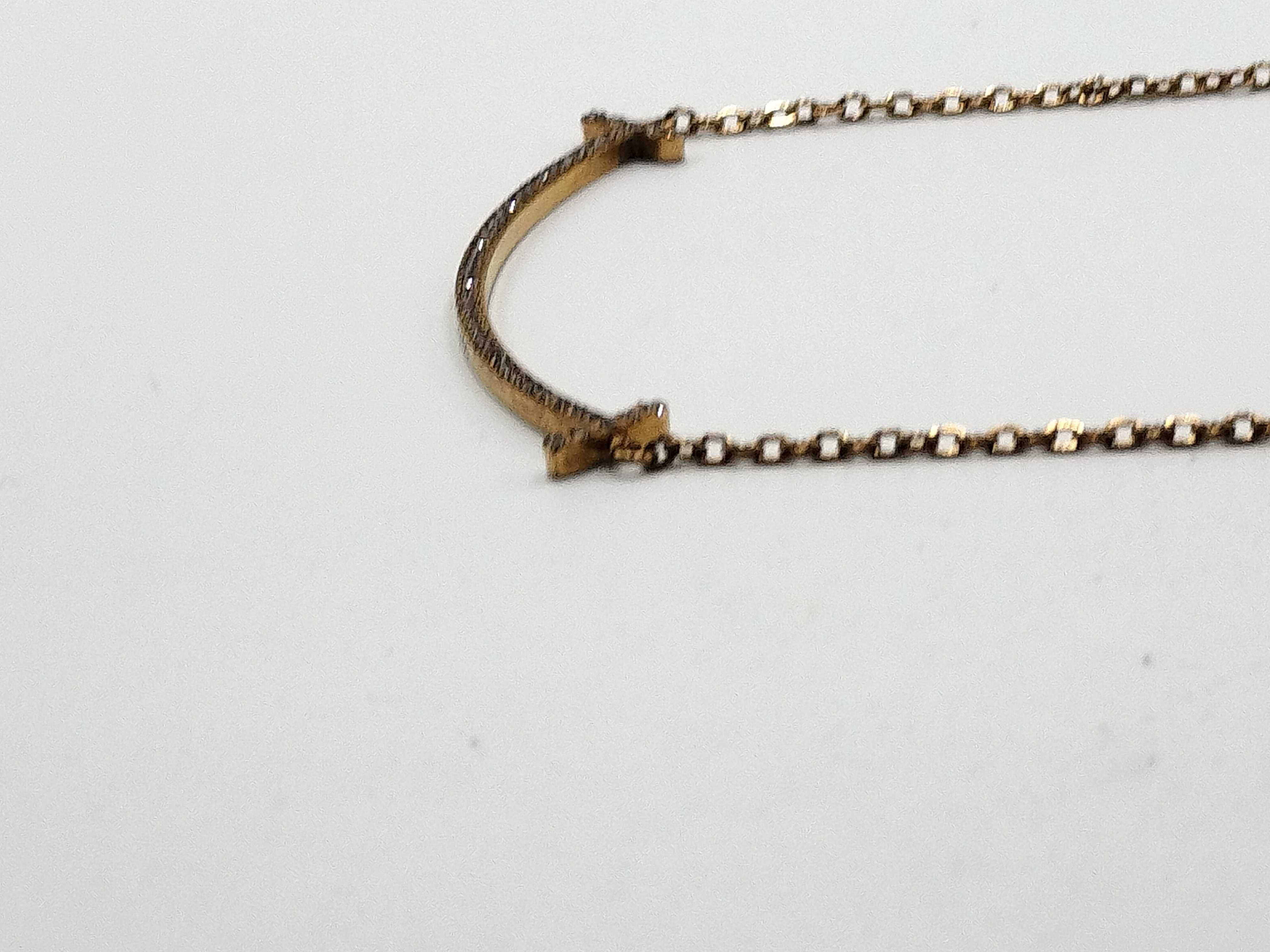 【水曜終了】(10221_0432)Tiffany&Co. Tスマイル ネックレス Ag925 ネックレス