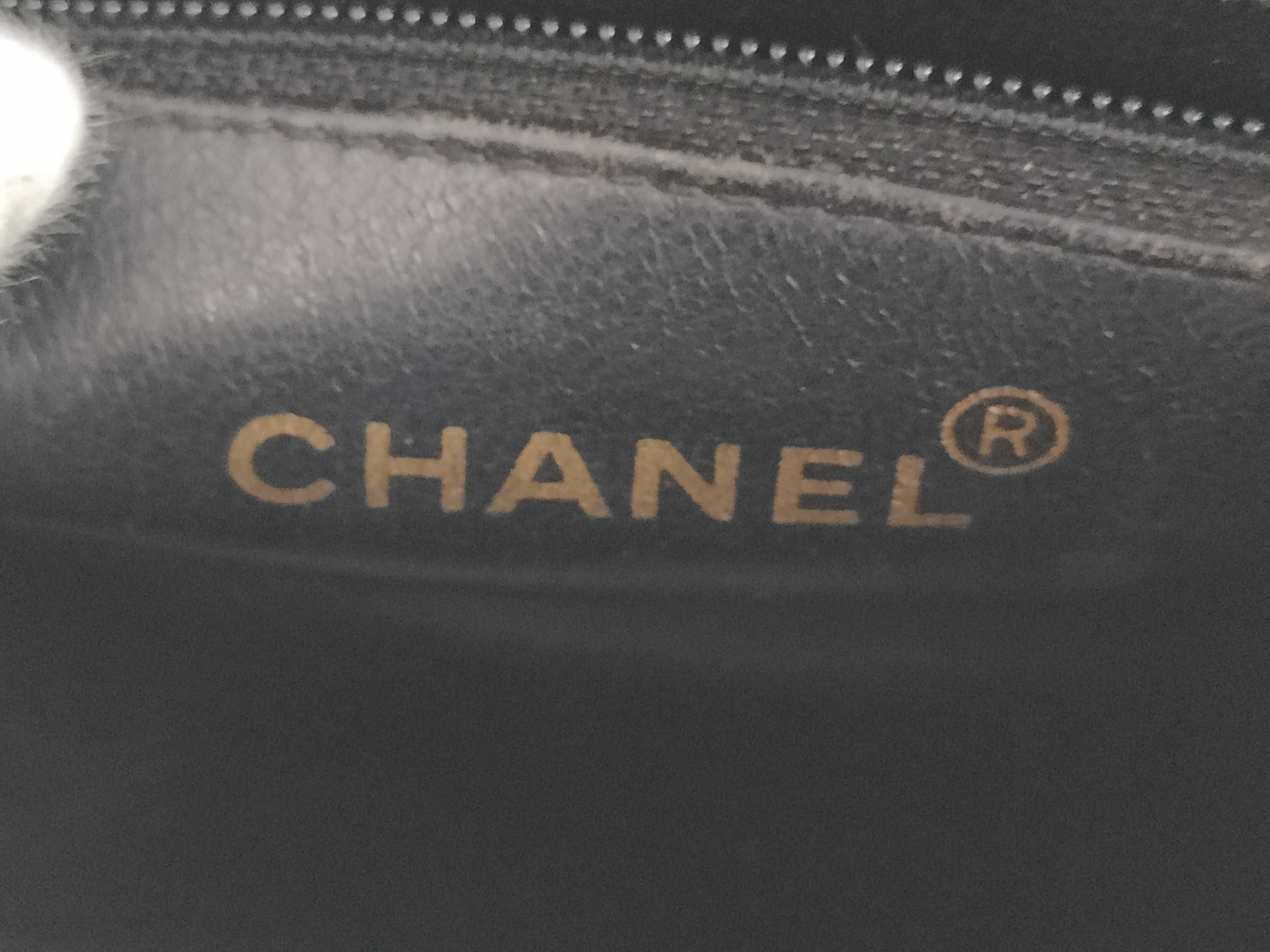 【水曜終了】(10228_0097)CHANEL エナメル 復刻トート トートバッグ